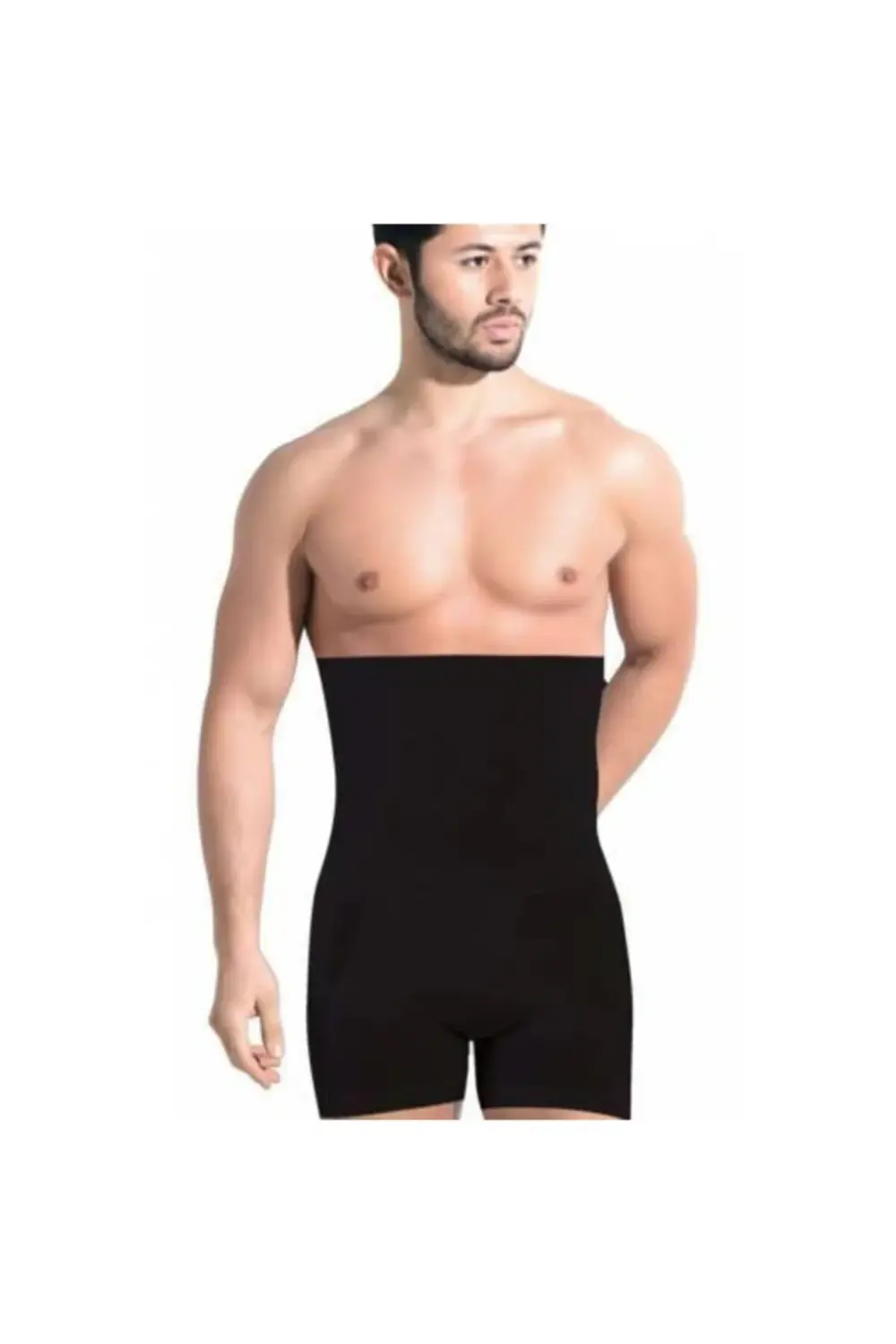 Erkek Toparlayıcı Dikişsiz Yüksek Bel Göbek Saklayan Duble Korse