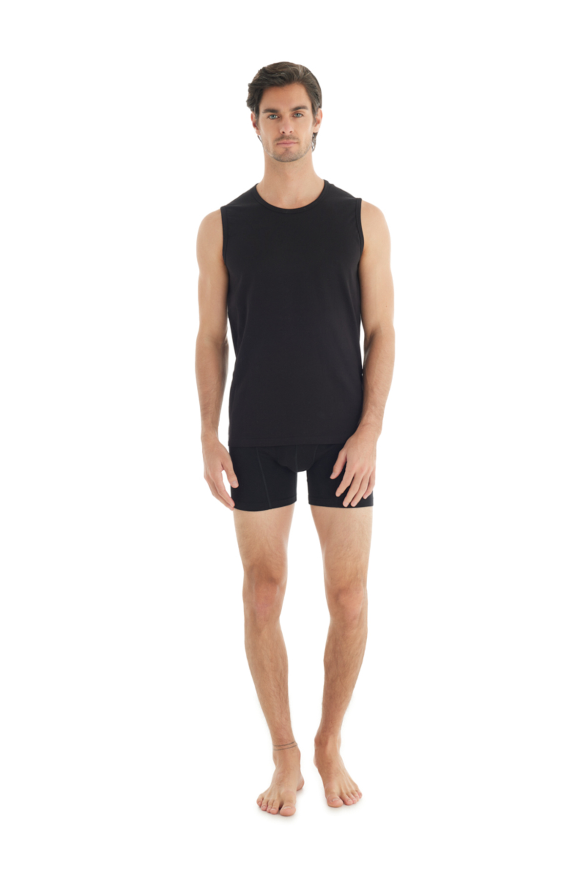 Blackspade Erkek Tshirt - Kolsuz Tender Cotton 9234 - Siyah