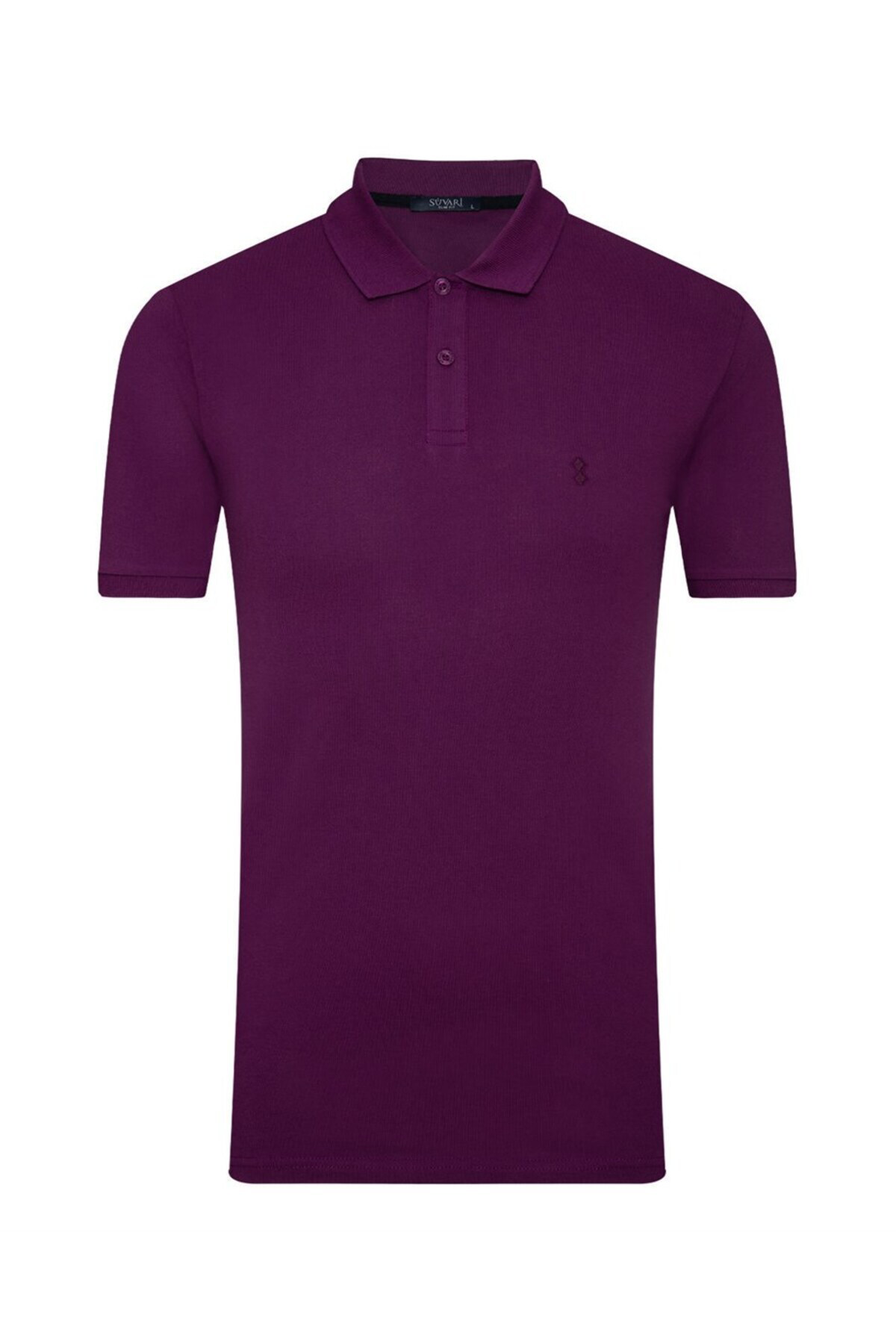 Erkek Beyaz Slim Fit Polo Yaka T-shirt