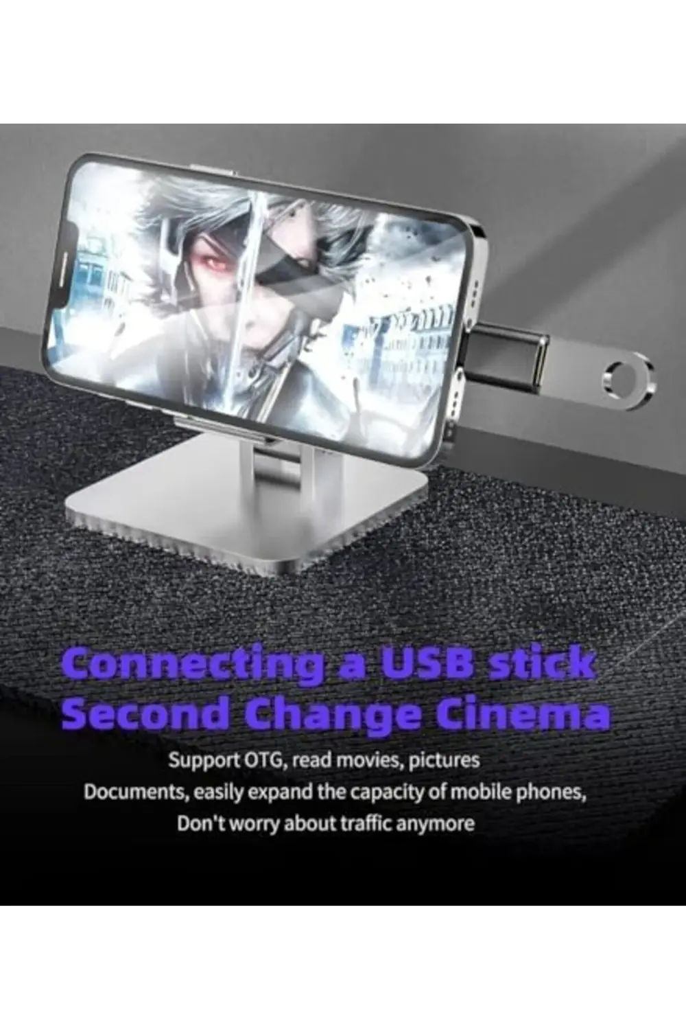 Erkek - USB Dişi OTG: 14 13 12 11 Pro Max Xr X Xs Se 7 8 Artı iPa