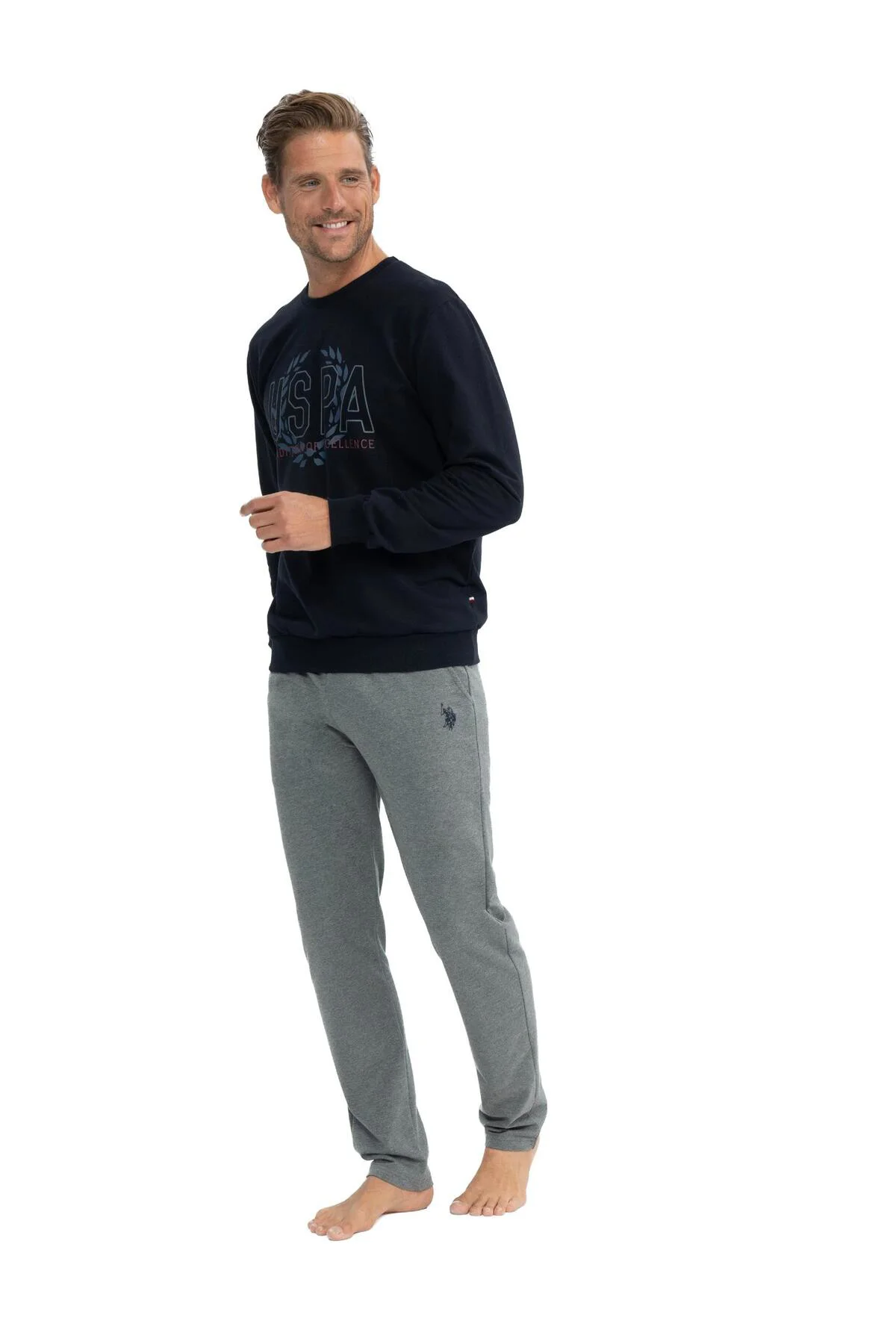 Erkek Uzunkol Kışlık Pijama Takım