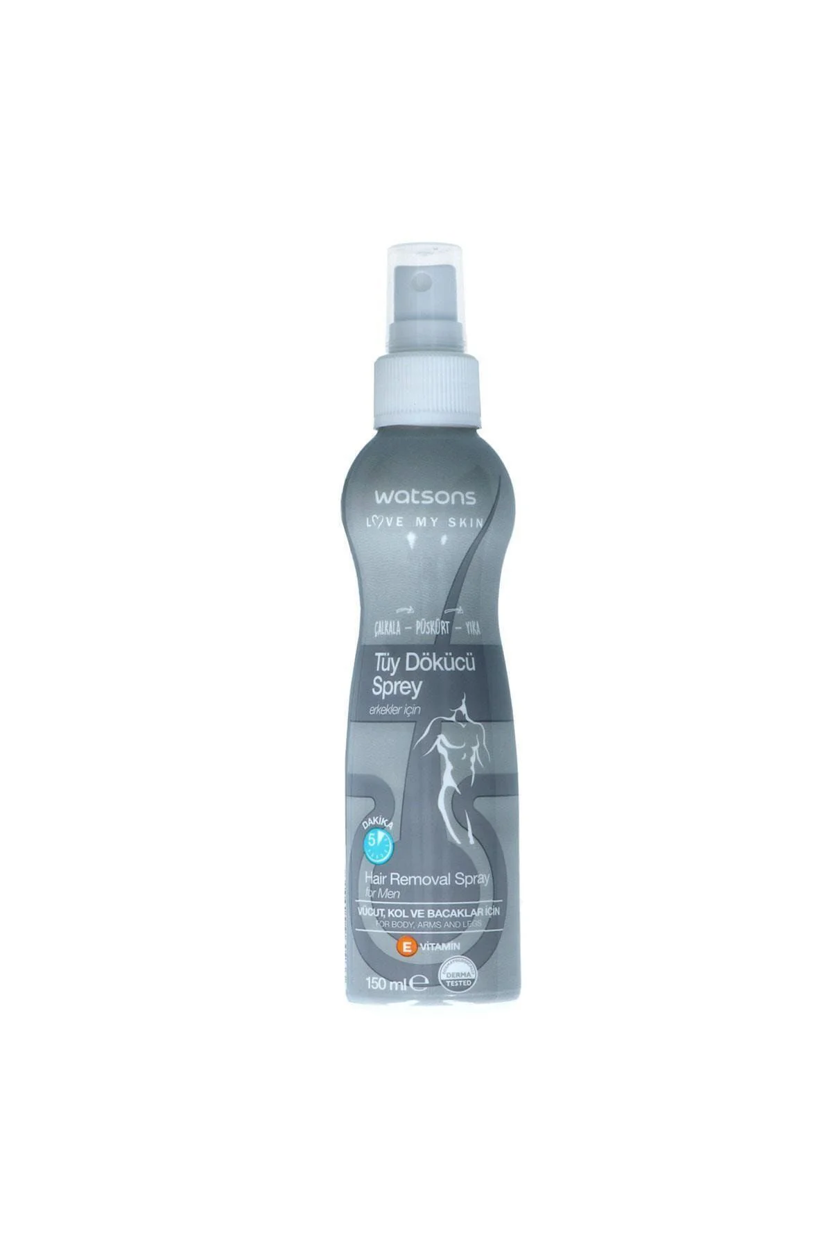 Erkek Vücut Kol Ve Bacaklar Için Tüy Dökücü Sprey 150 Ml