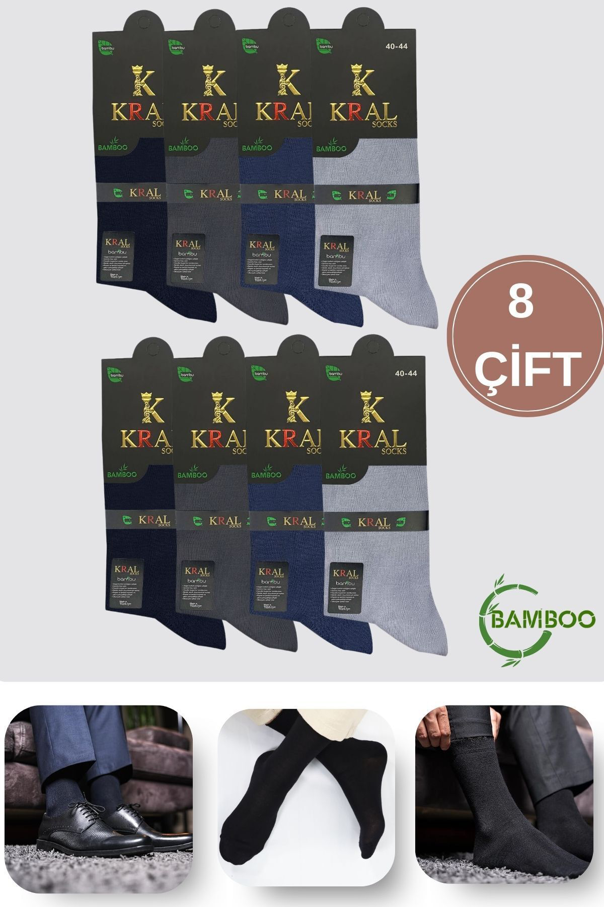 Erkek Yazlık Bambu Soket Uzun Karma Renkli Çorap Erkek Yazlık Bambu Soket Uzun Karma Renkli Çorap