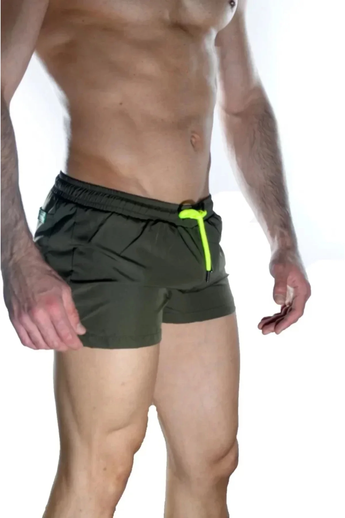 Erkek Yeşil Mini Mayo Short