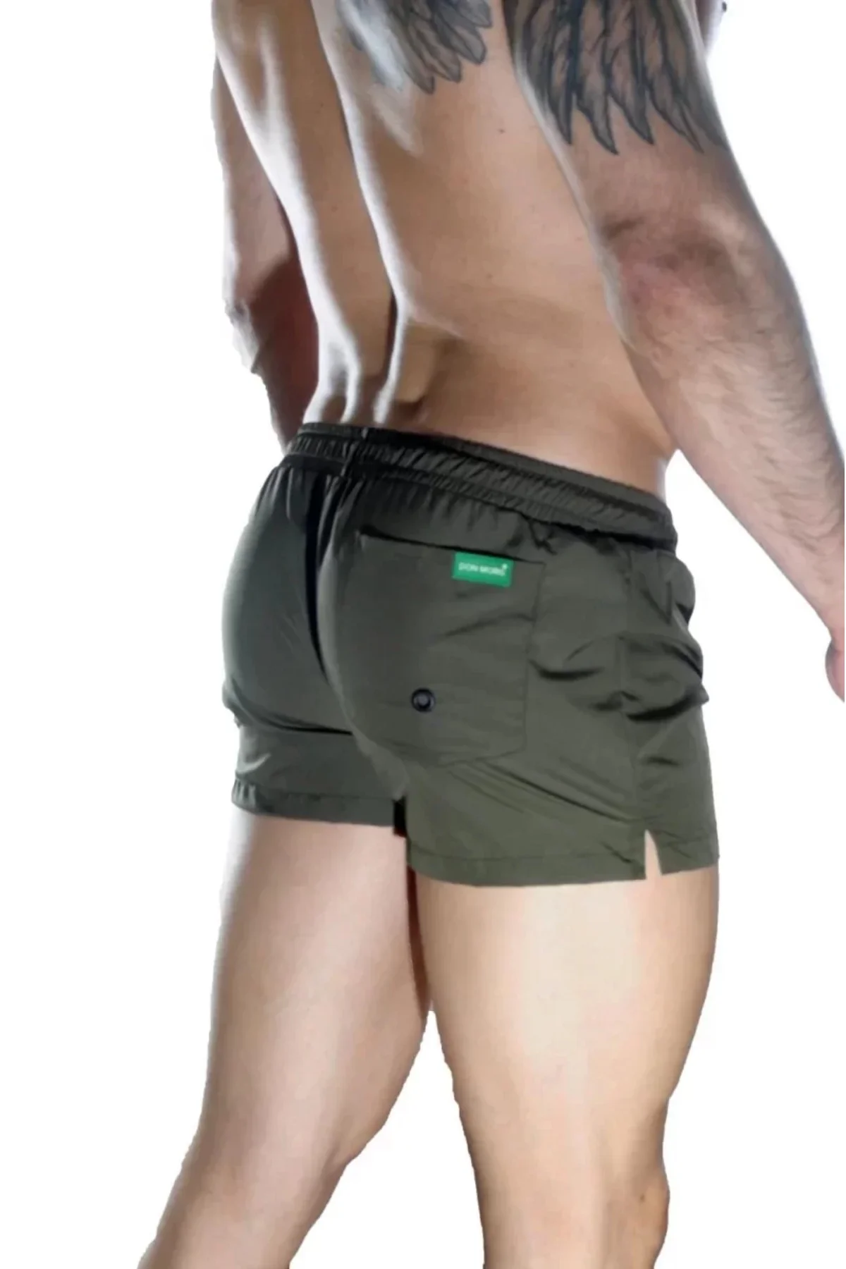 Erkek Yeşil Mini Mayo Short