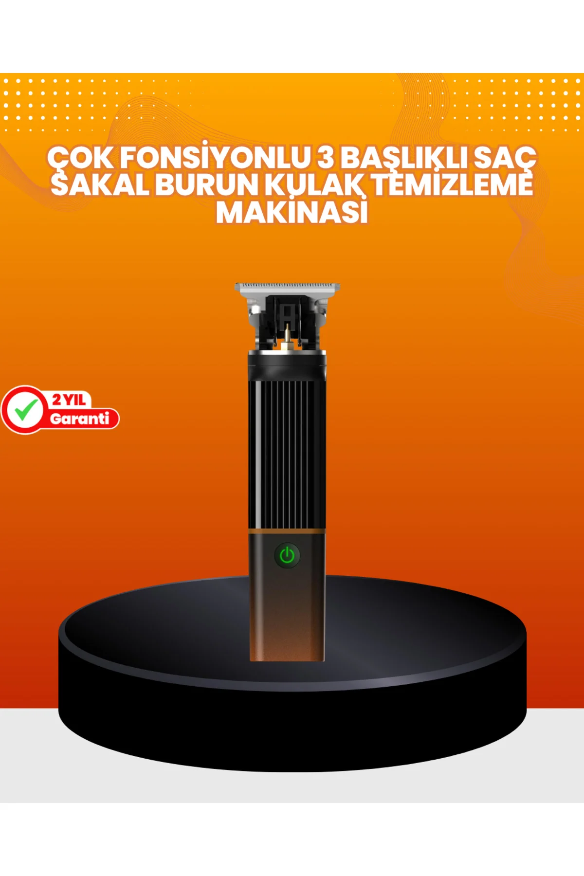 Erkekler İçin 3 in 1 Şarjlı Bakım Seti – 7300 RPM Güçlü Motor ve Sessiz Çalışma