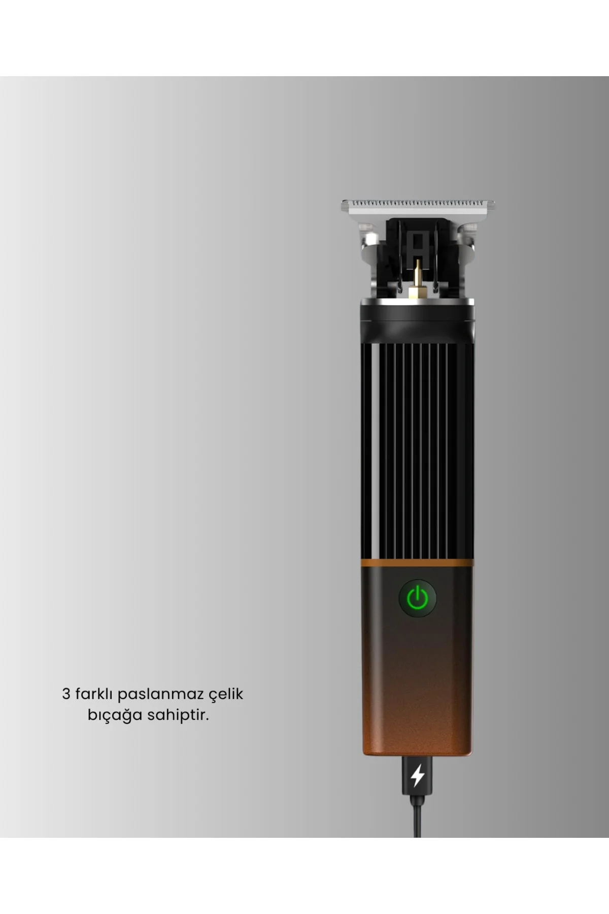Erkekler İçin 3 in 1 Şarjlı Bakım Seti – 7300 RPM Güçlü Motor ve Sessiz Çalışma
