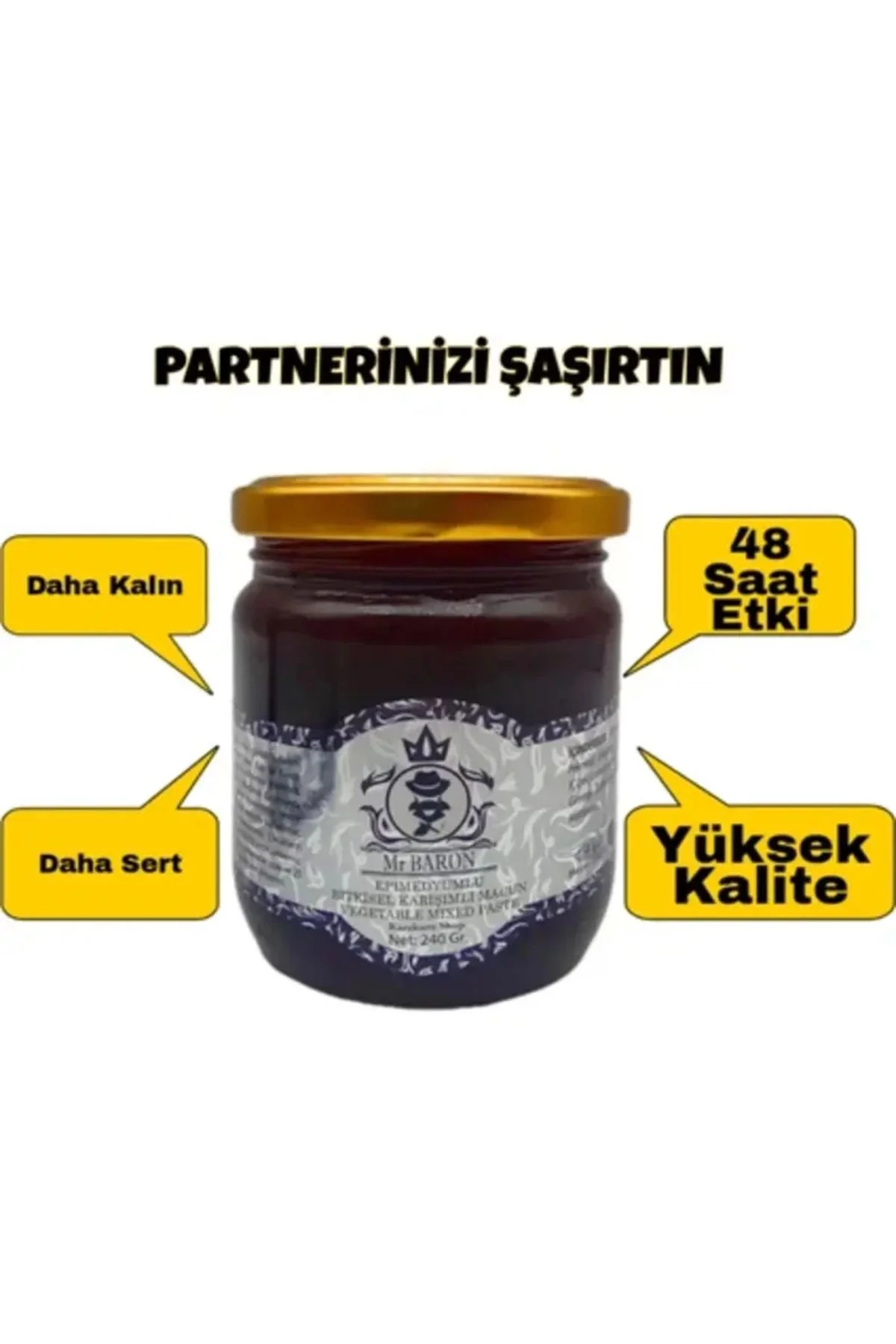 Erkekler İçin Doğal Macun 240 gr X 3 Adet - Enerji ve Dayanıklılık Desteği Fiyatı, Yorumları ve Özellikleri