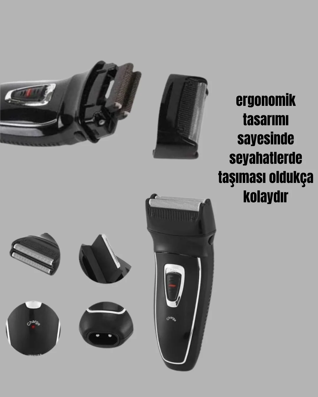 Erkekler İçin Folyo Başlıklı Tıraş Makinesi
