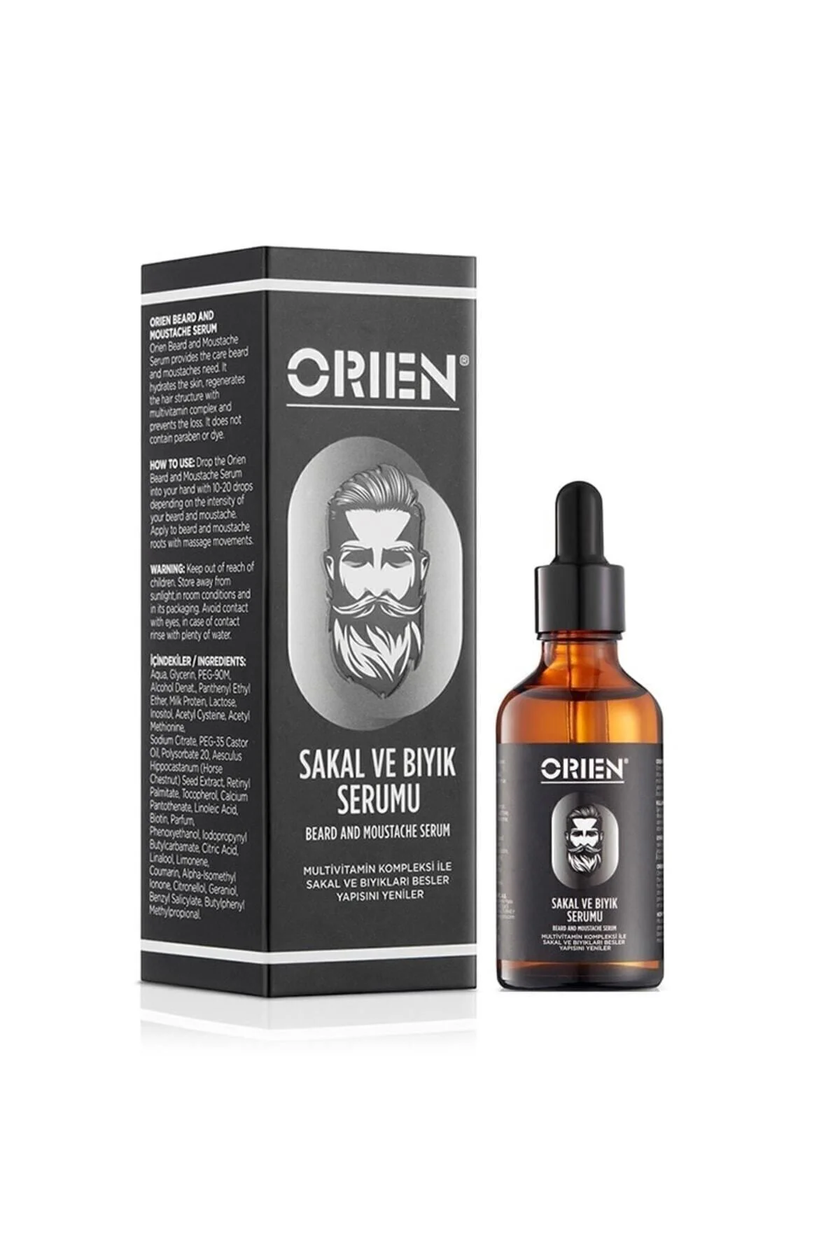 Erkekler için Sakal Ve Bıyık Serumu 50 Ml Erkekler için Sakal Ve Bıyık Serumu 50 Ml