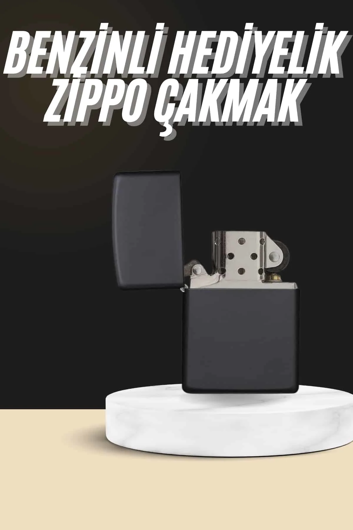 Erkeklere Özel Hediyelik Eşya  Metalik Benzinli Çakmak Doldurulabilir