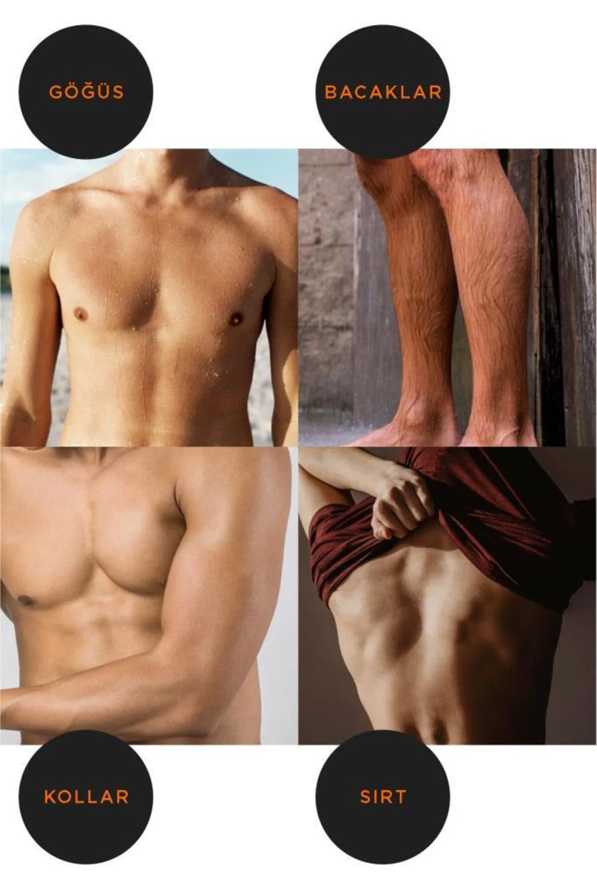 Erkeklere Özel Tüy Dökücü Krem 600ml - Görsel 4