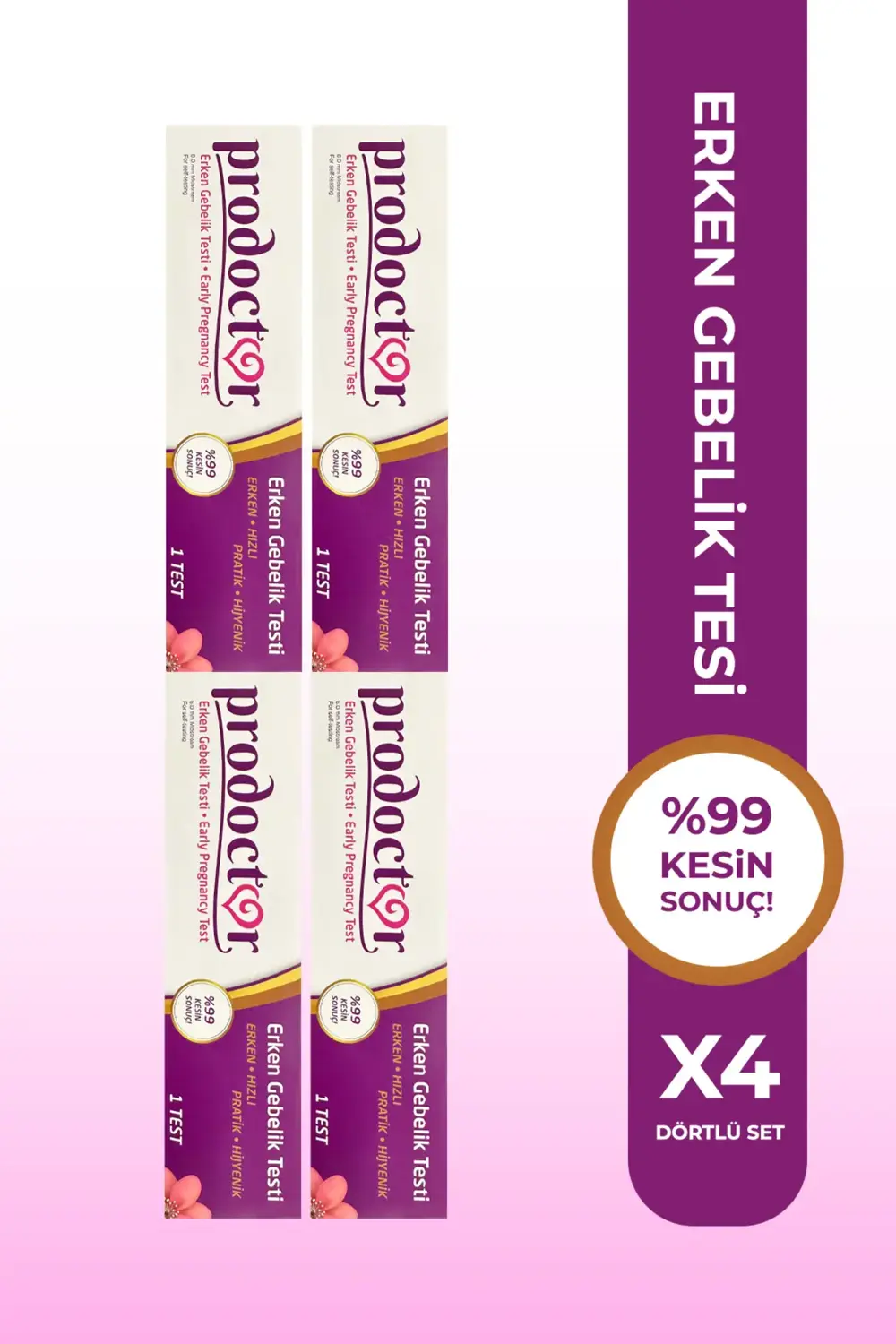 Erken Gebelik Testi 4 Adet