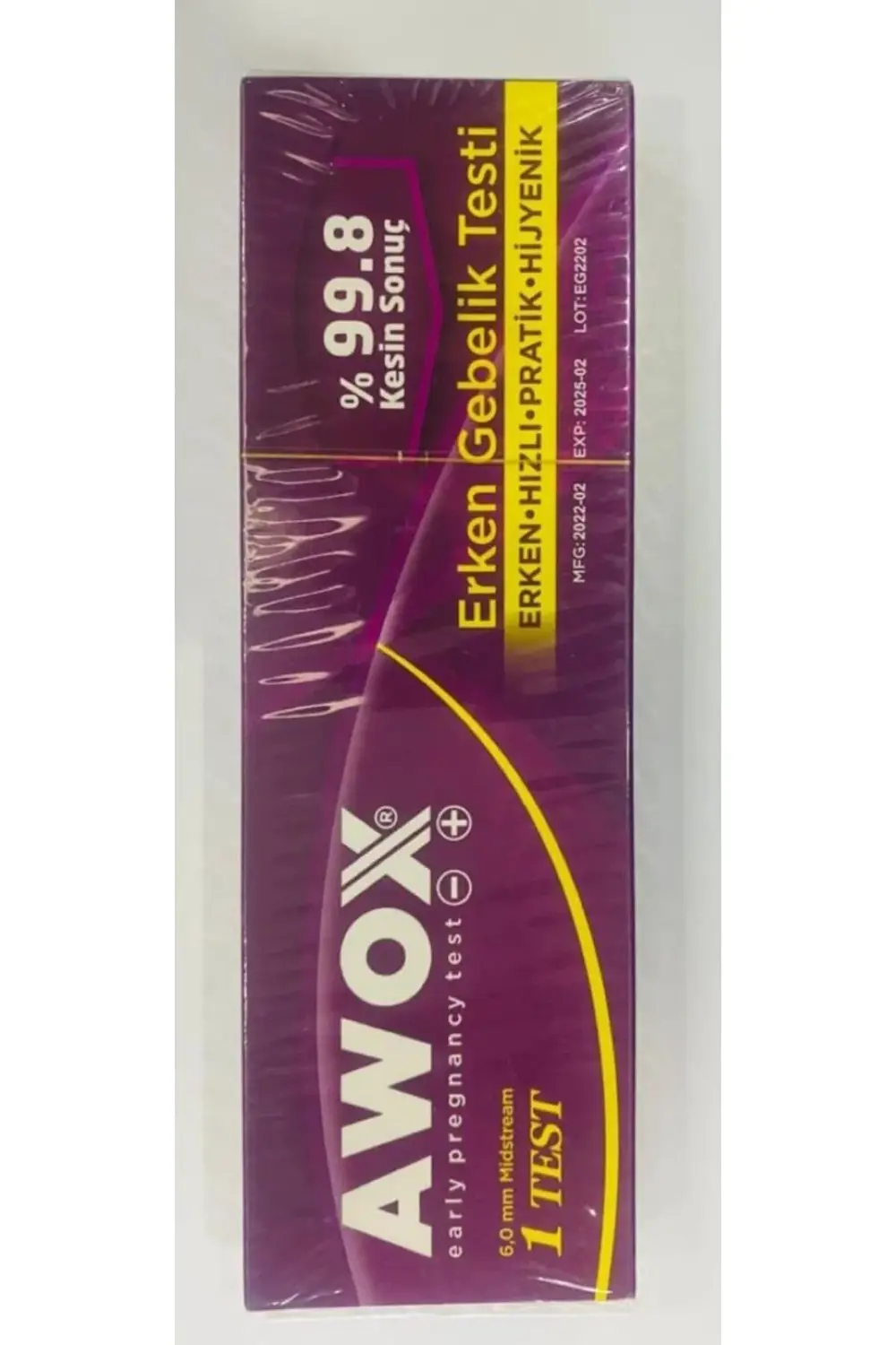 Erken Gebelik Testi %99.8 Kesin Sonuç X 5 Adet Test5