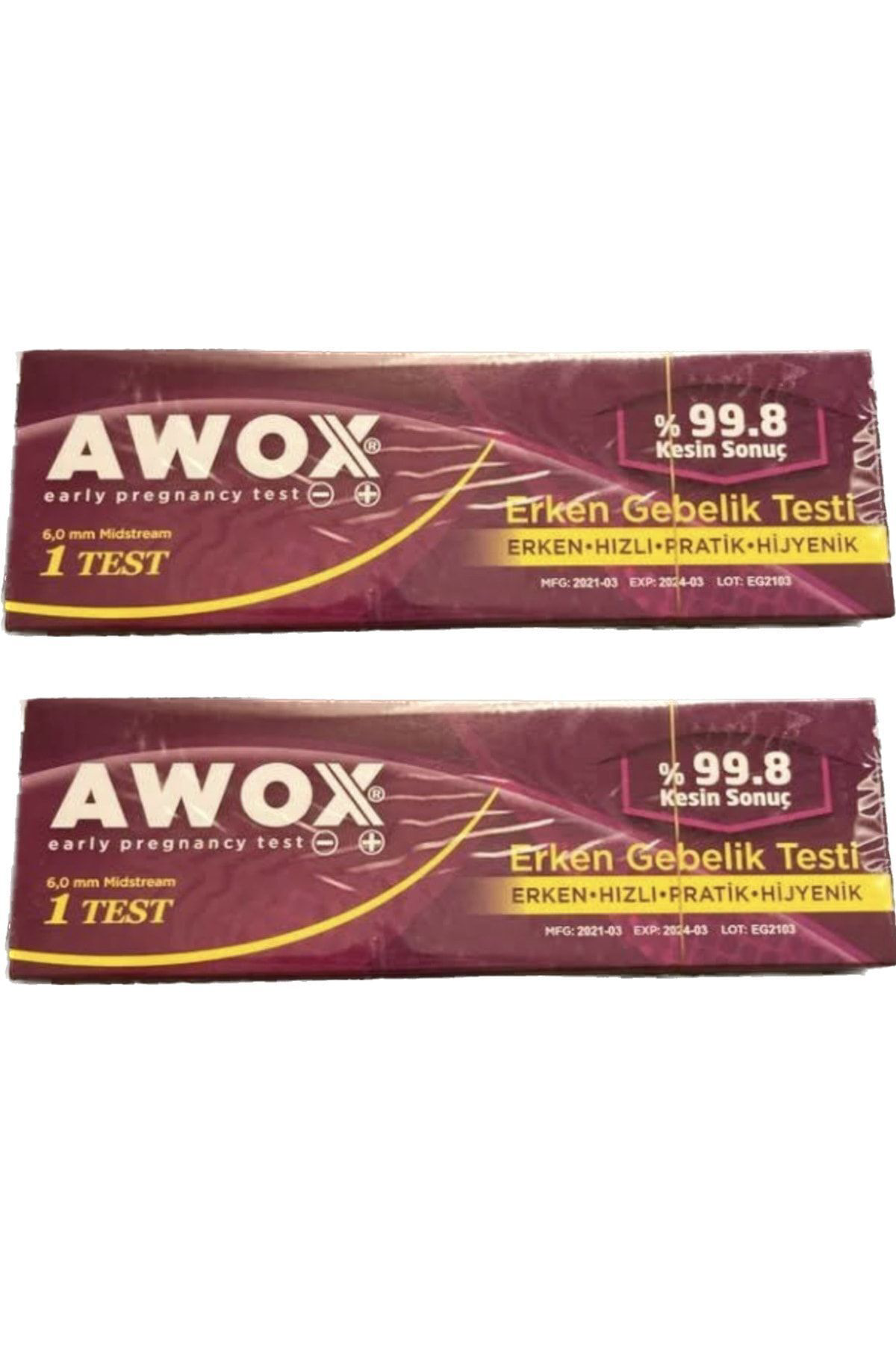 Erken Gebelik Testi  X2
