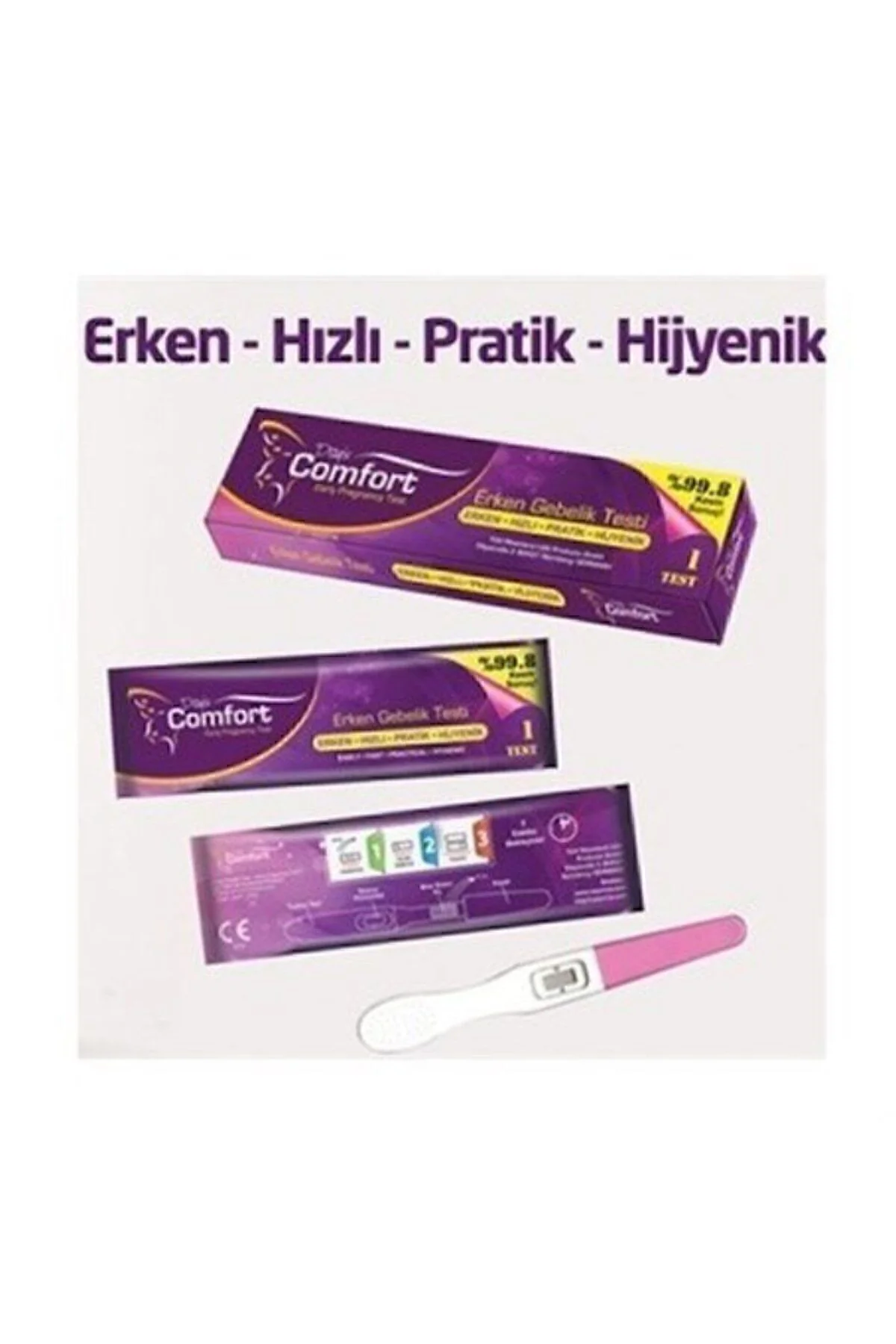 Erken Gebelik Testi 1 Adet - Gizli Gönderim Erken Gebelik Testi 1 Adet - Gizli Gönderim