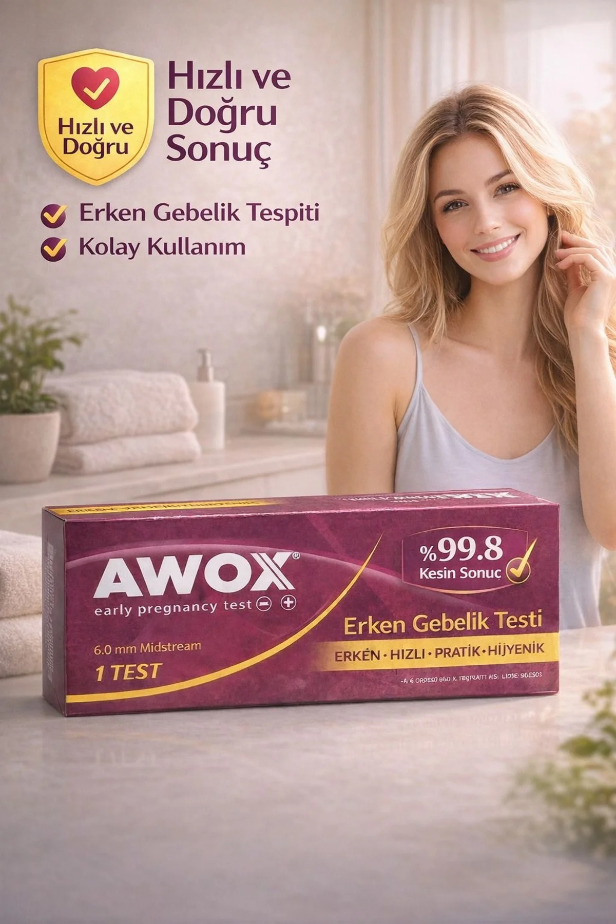 Erken Gebelik Testi 20 adet