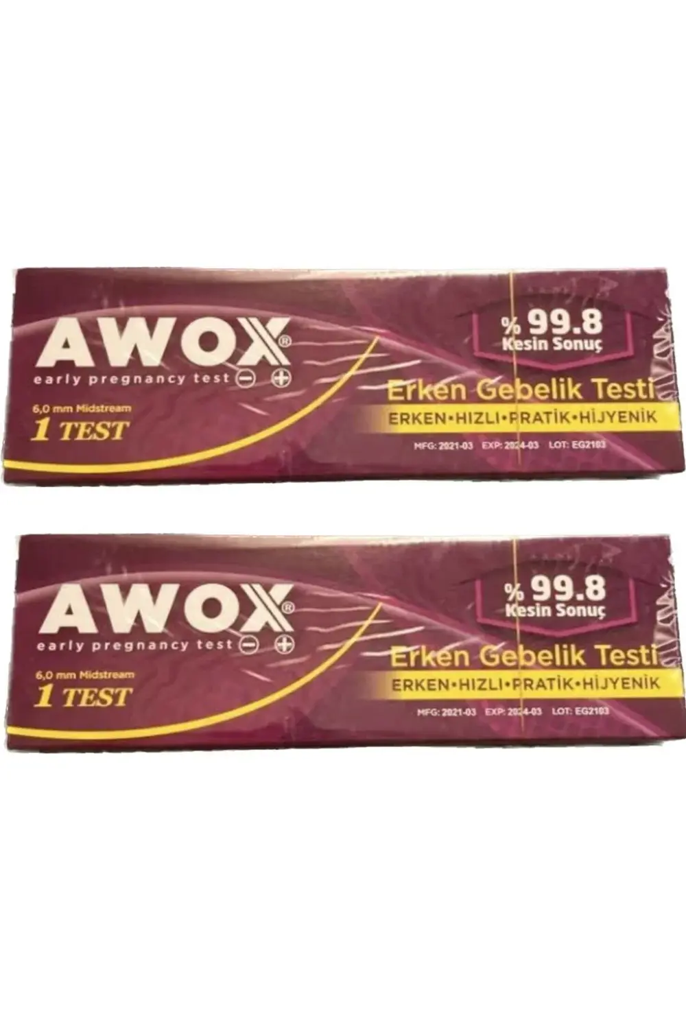 Erken Gebelik Testi  X2