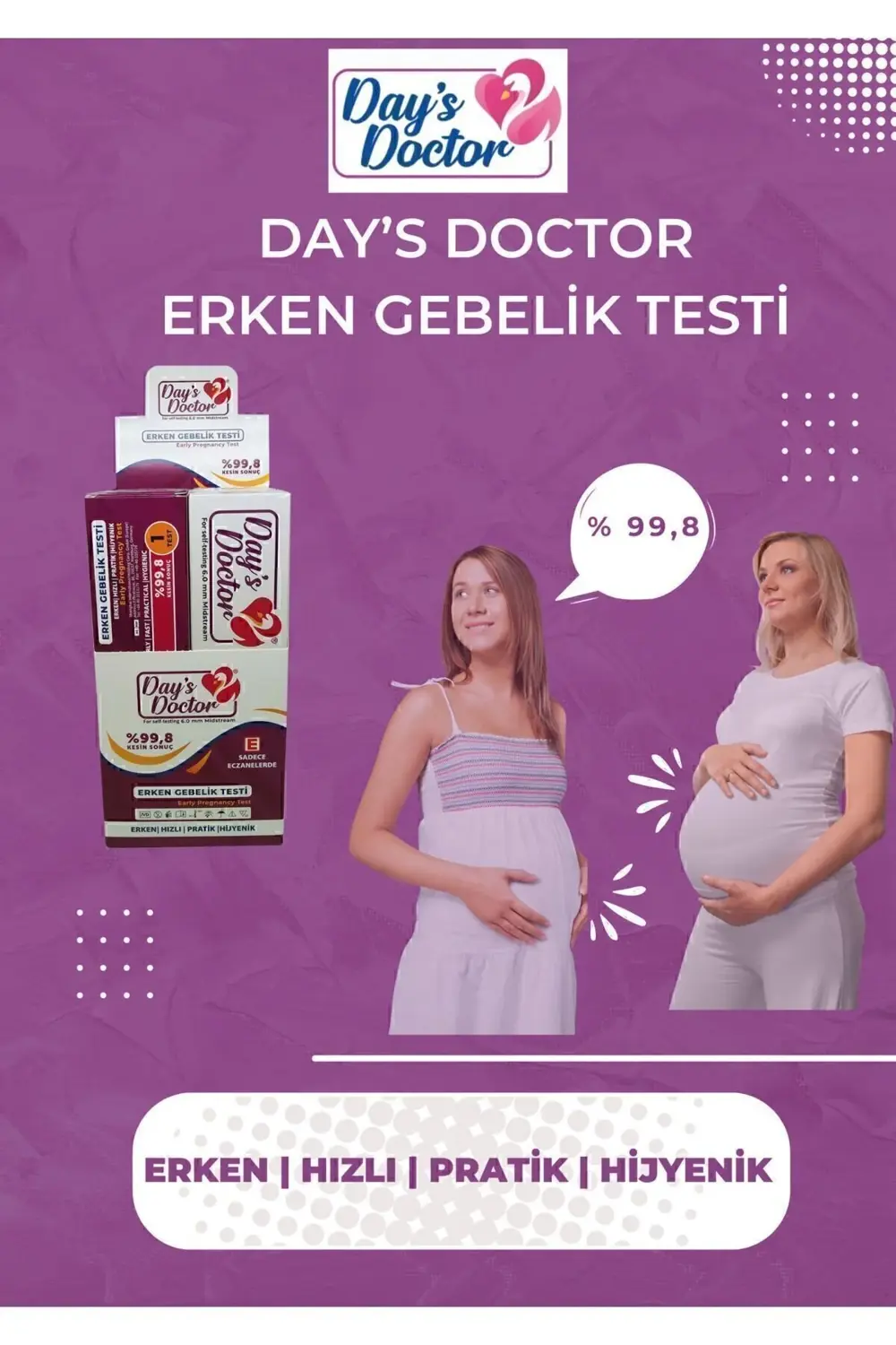 Erken Hızlı Gebelik-hamilelik Testi | Day's Doctor | Pratik | Hij