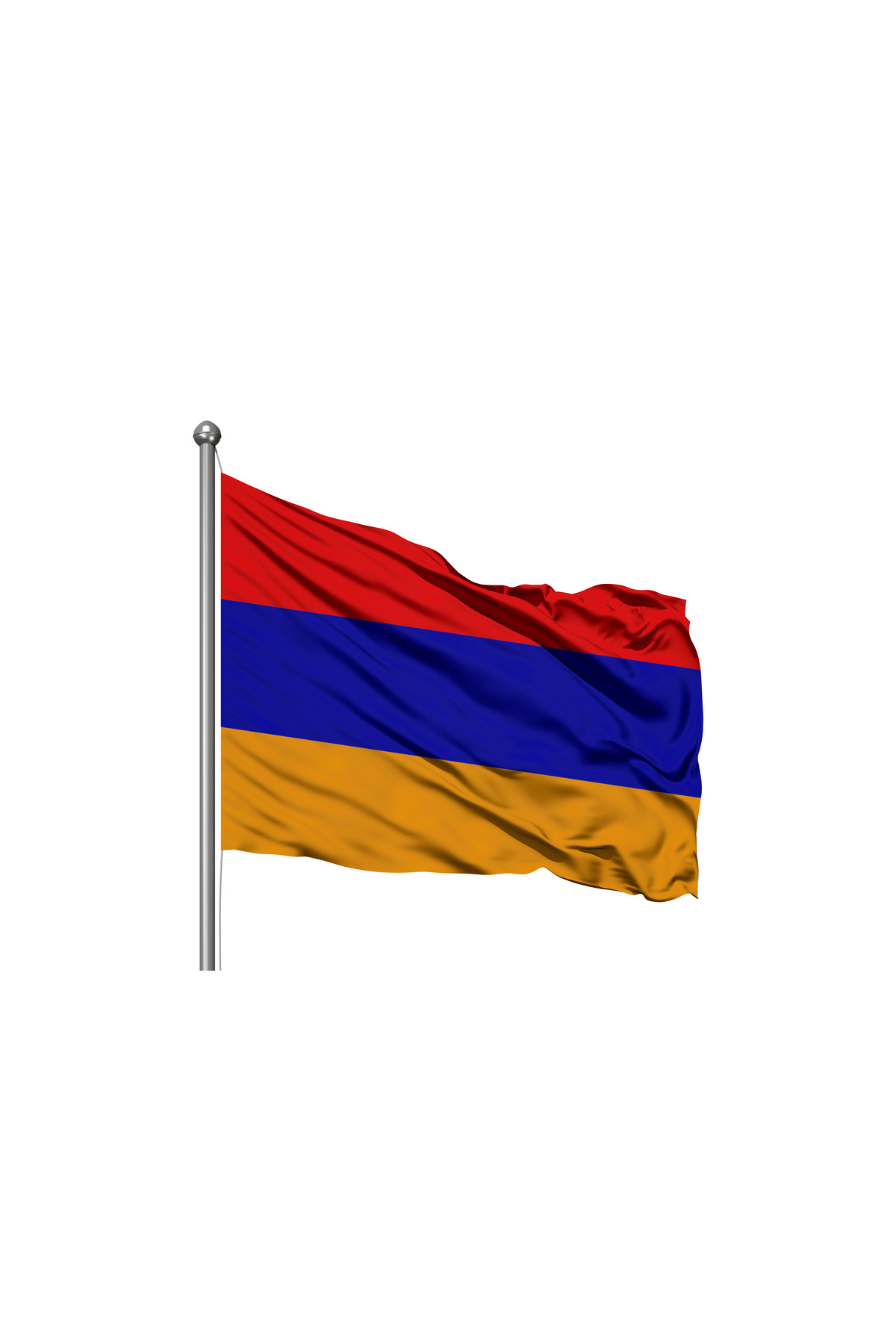 Ermenistan Devleti Bayrağı - Premium Raşel Kumaş 70x105cm