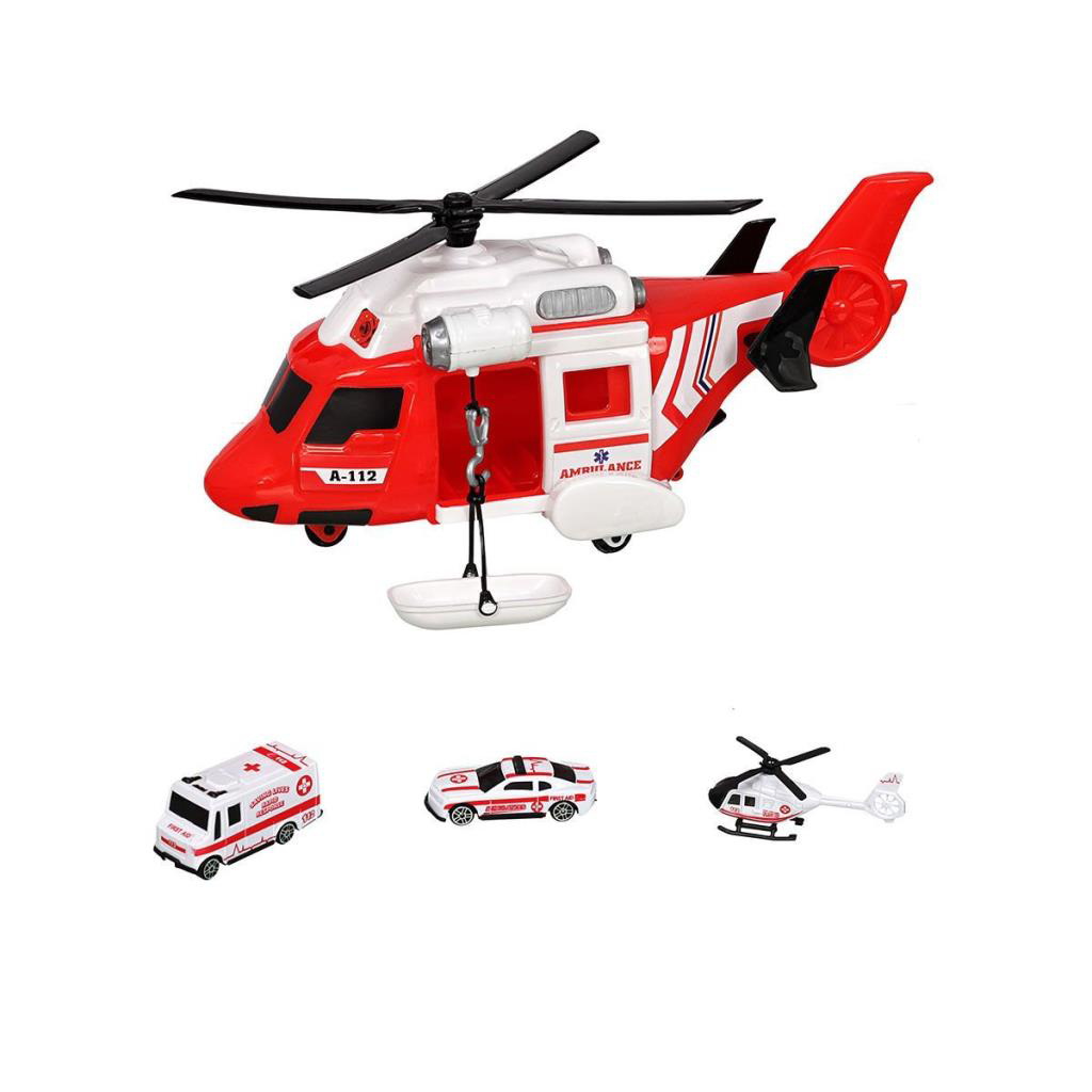 ERN-2004 Heroes Toys Helikopter Ambulans Seti Arabalı- Eren Oyunc ERN-2004 Heroes Toys Helikopter Ambulans Seti Arabalı- Eren Oyunc