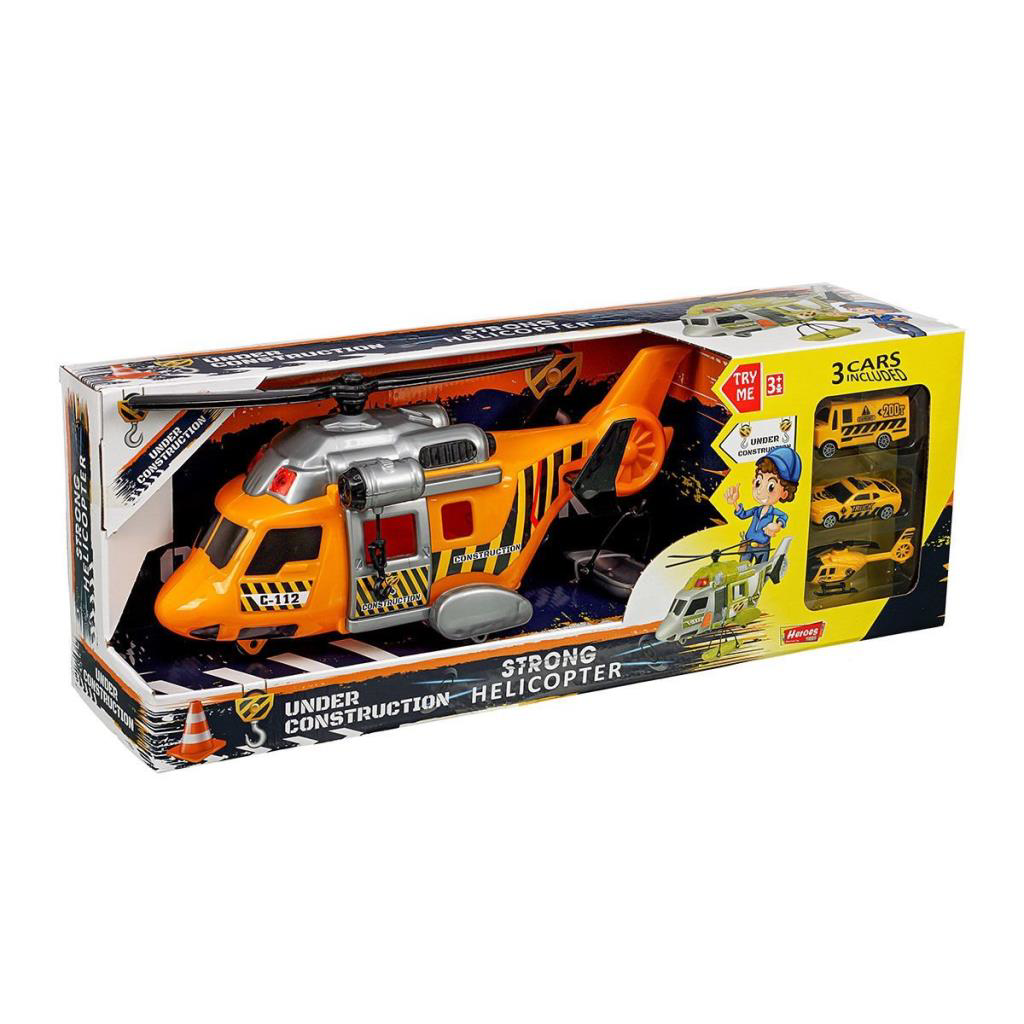 ERN-2006 Heroes Toys Helikopter İnşaat Seti Arabalı - Eren Oyunca ERN-2006 Heroes Toys Helikopter İnşaat Seti Arabalı - Eren Oyunca