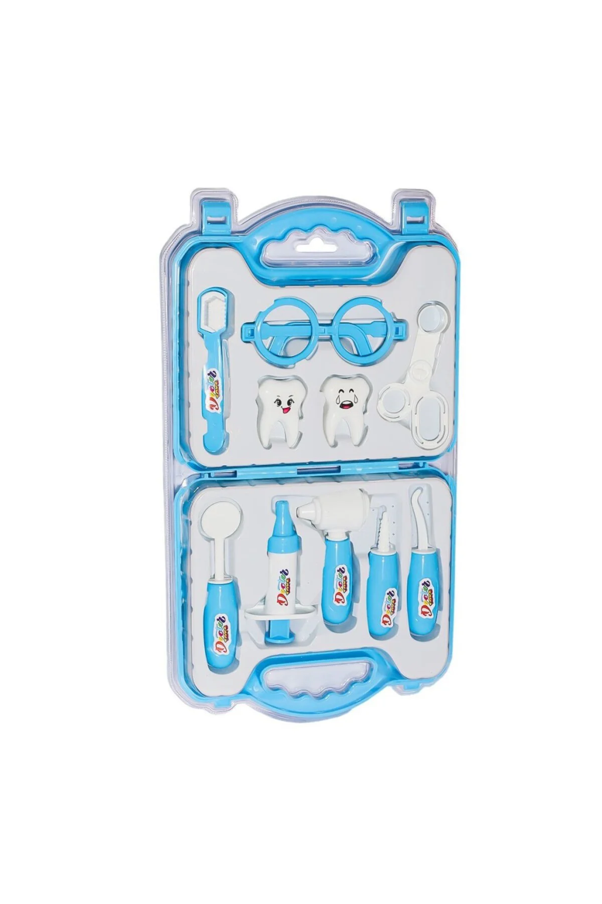 ERN-2040 Çantalı Mavi Dişçi Seti -Heroes Toys