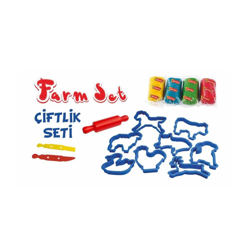 ERN-588 Heroes Orta Kutulu Çiftlik Oyun Hamuru Seti  - Eren Oyunc