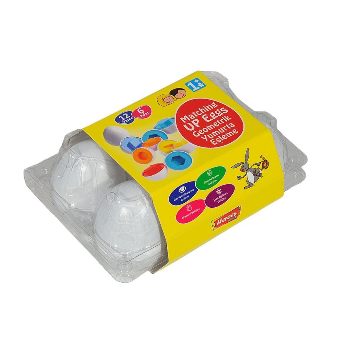 ERN-803 Heroes Toys 6lı Yumurta Eşleştirme