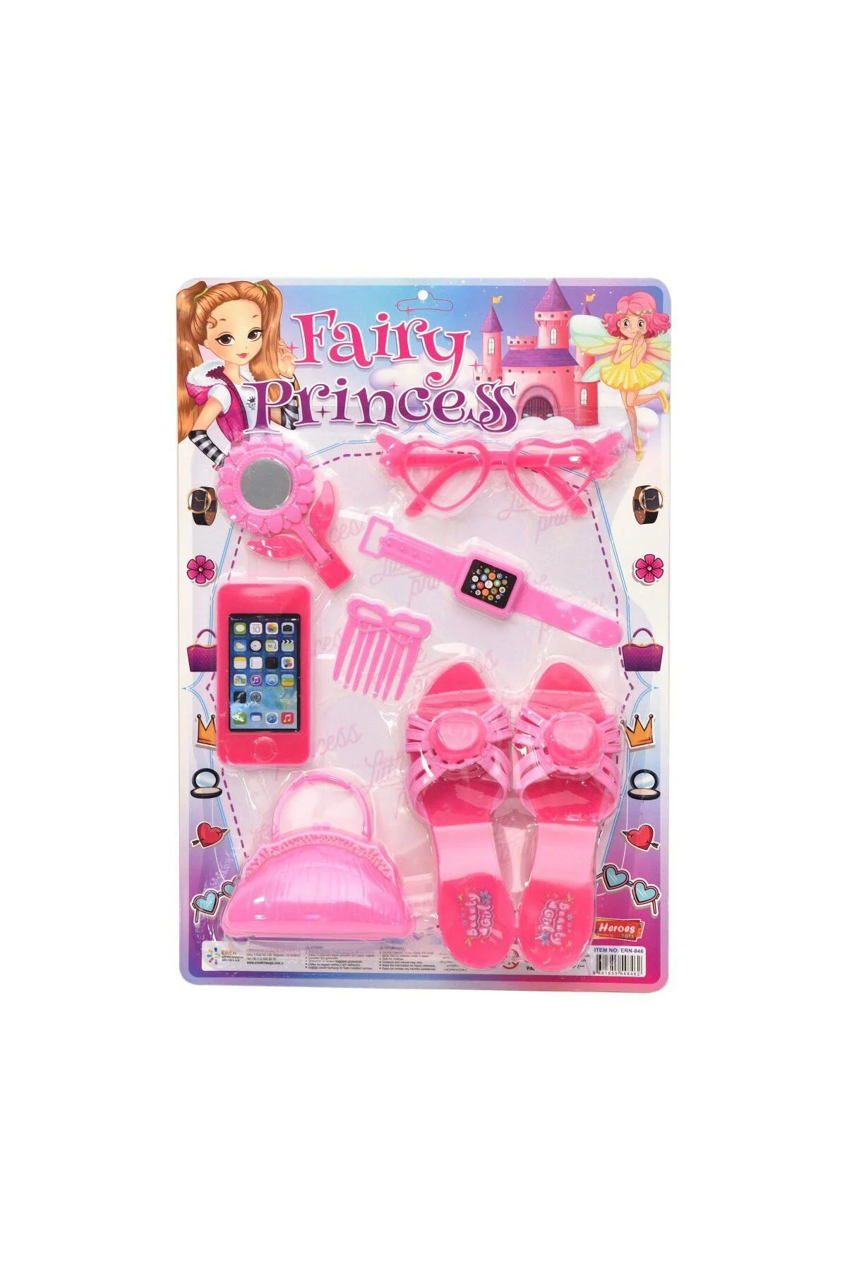 ERN-846 Heroes Toys Terlikli Güzellik Seti - Eren Eğitici Oyuncak