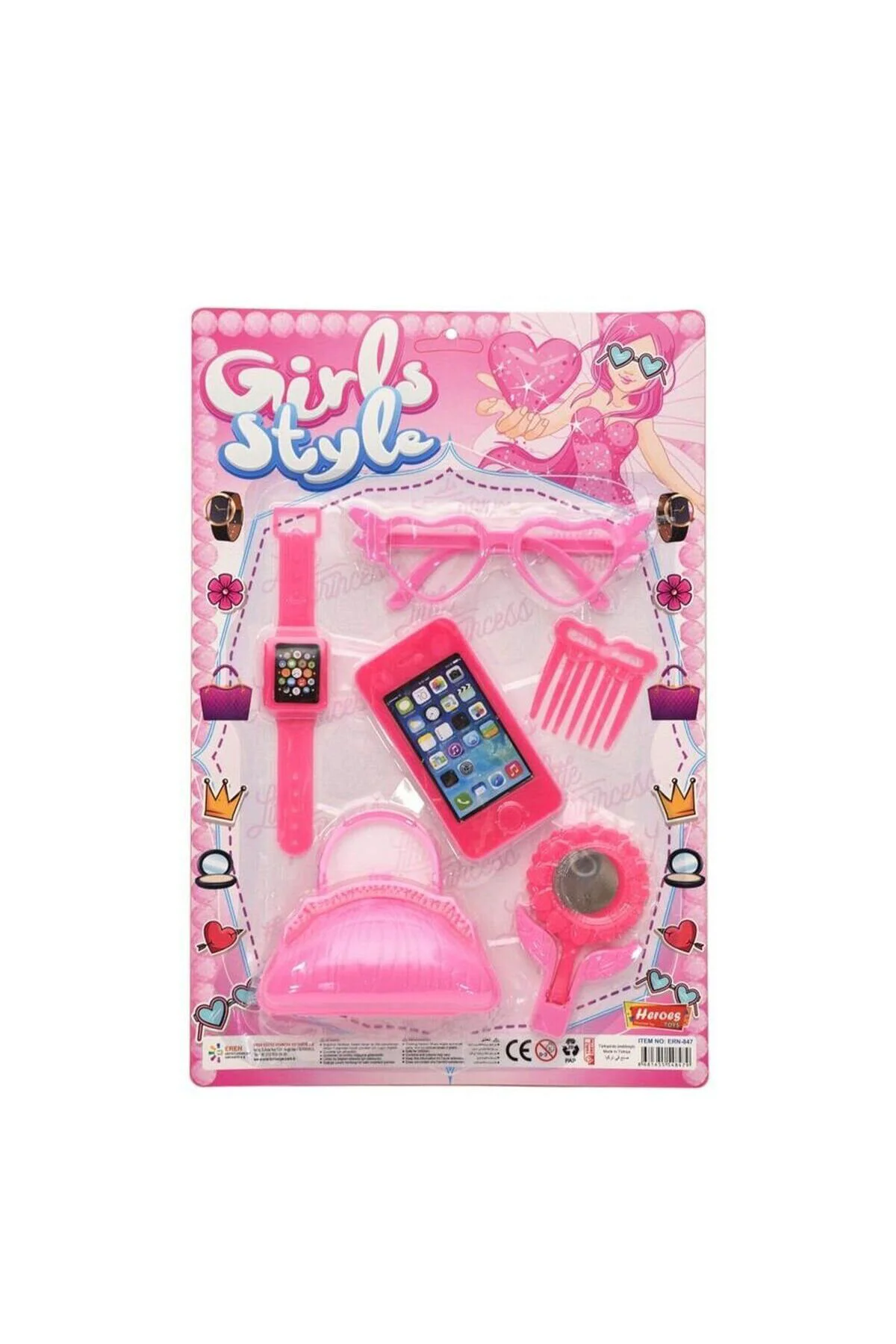 ERN-847 KARTELALI TELEFONLU GÜZELLİK SET