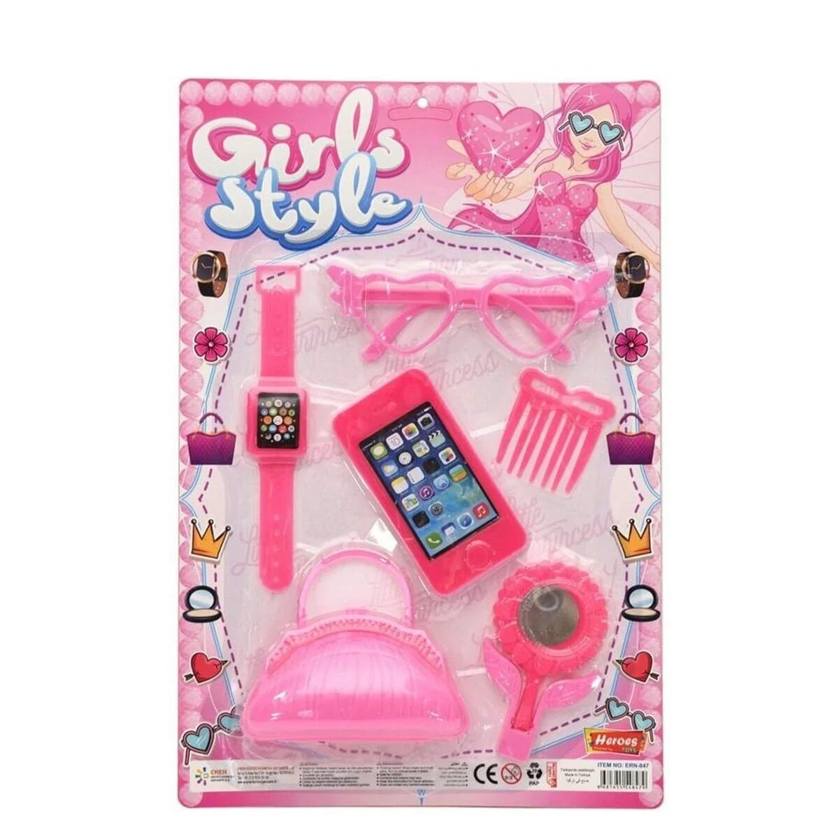 ERN-847 KARTELALI TELEFONLU GÜZELLİK SET