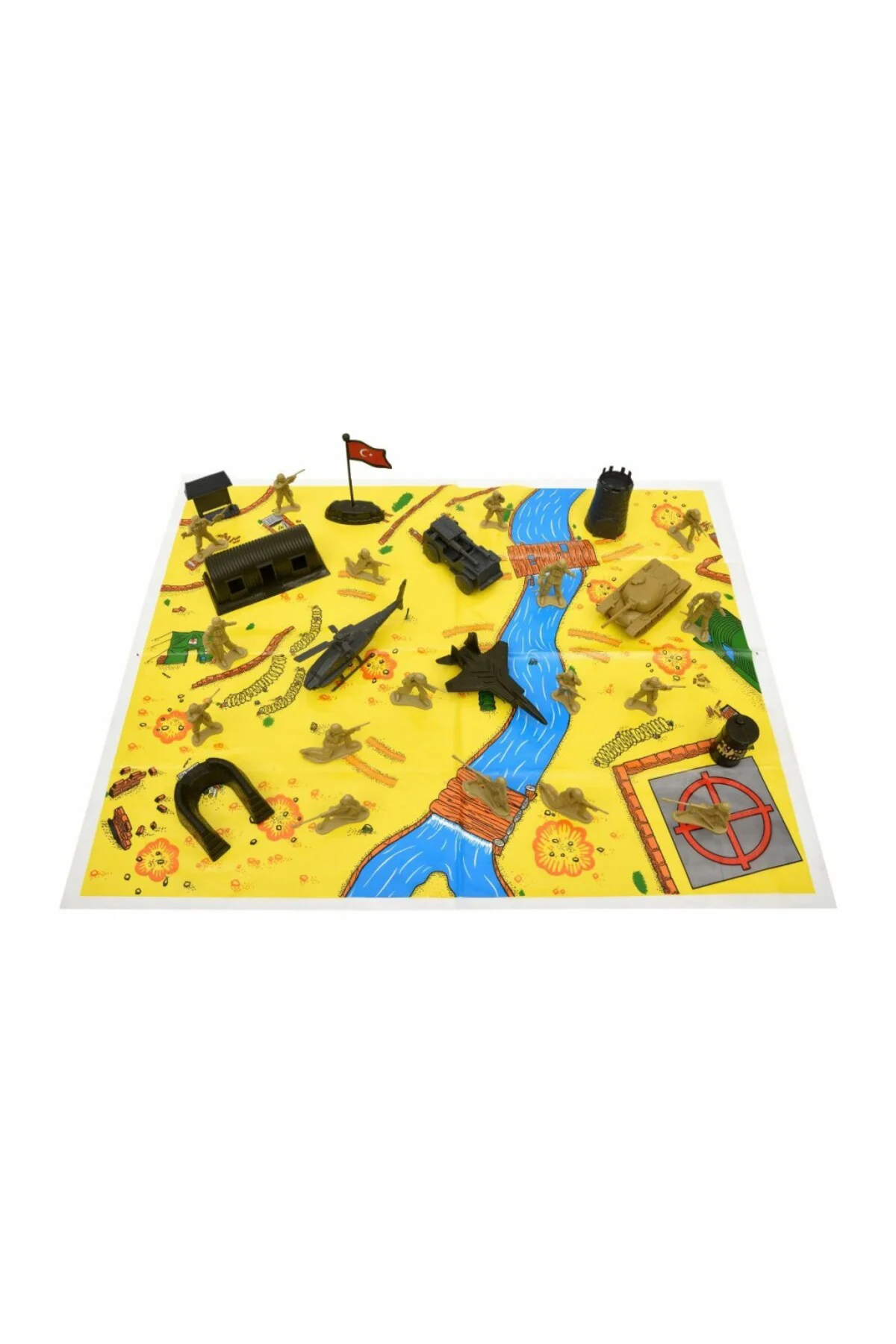 ERN-852 Toys Pvcli Asker Seti - Eren Oyuncak