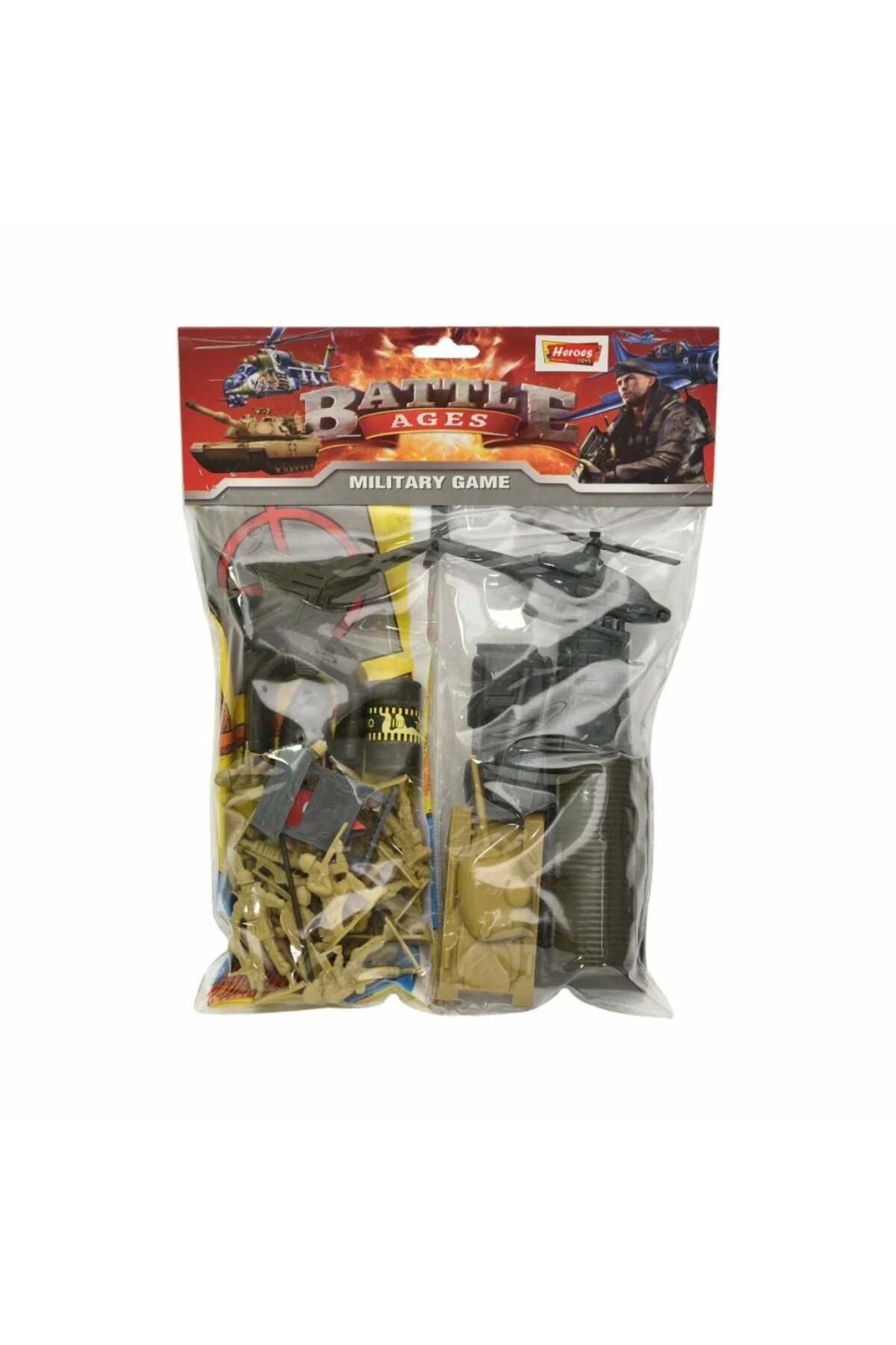 ERN-852 Toys Pvcli Asker Seti - Eren Oyuncak