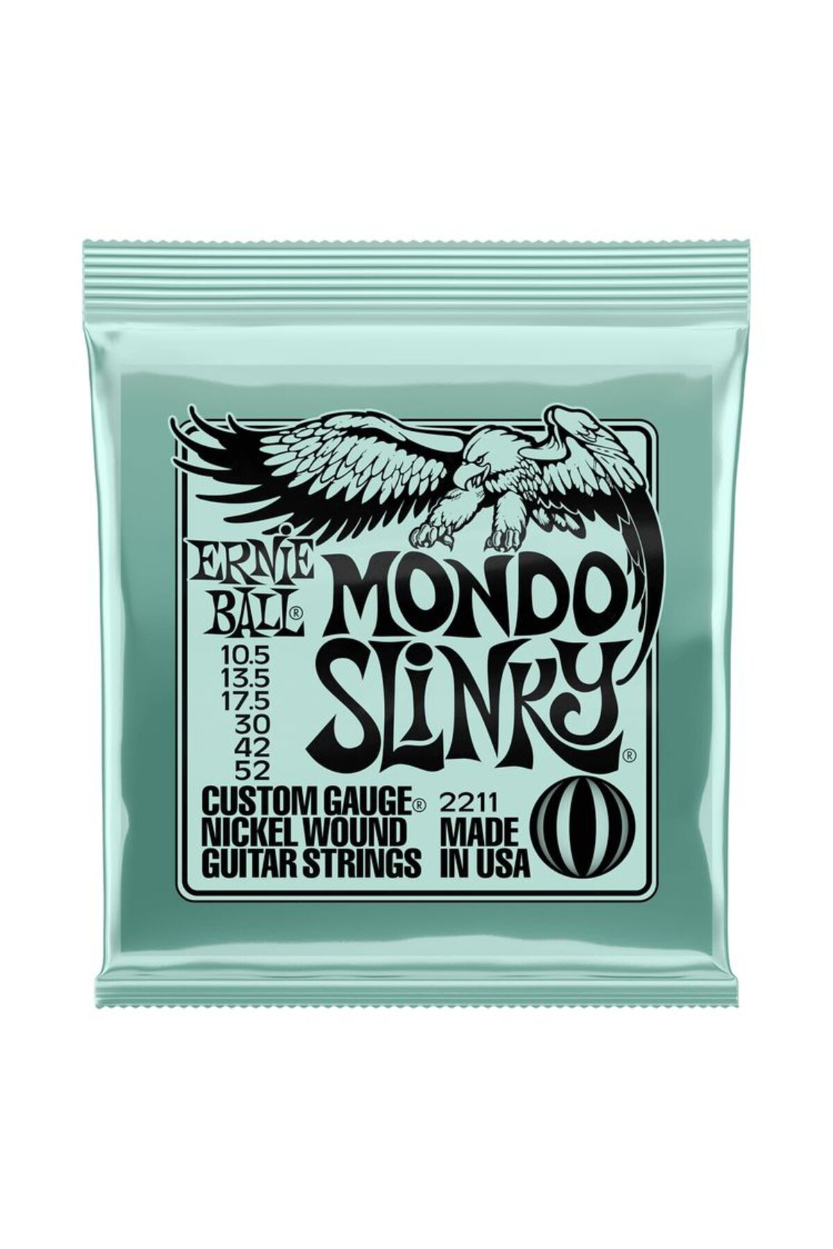ERNIEBALL P02211 - Mondo Slinky Nickel Wound 10.5-52 Elektro Gita