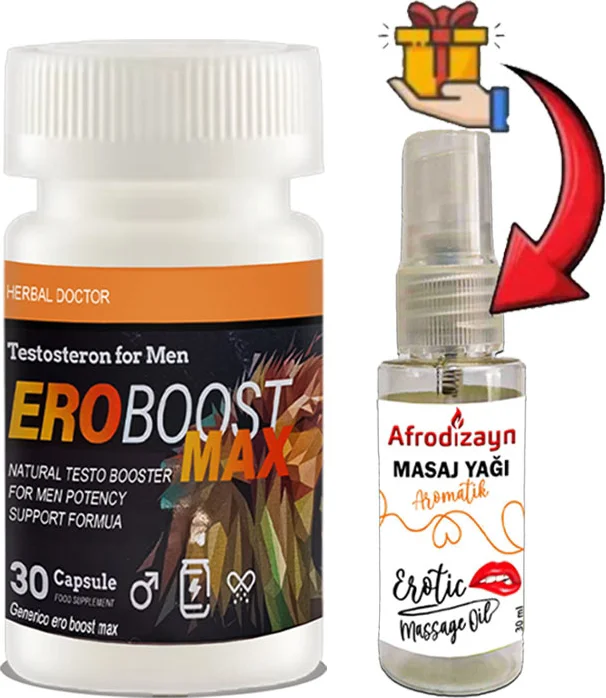 Ero Boost Max - Erkekler İçin 30 Günlük Destekleme & Afrodizayn Masaj Yağı 30 ml Fiyatı, Yorumları ve Özellikleri