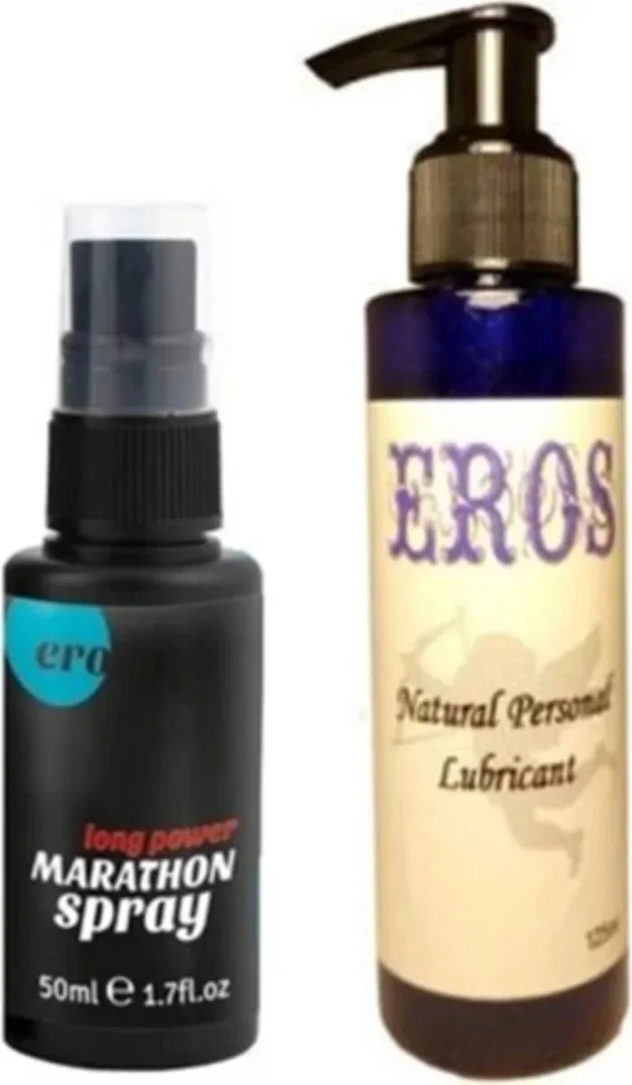 Ero Marathon Erkek Spreyi 50ml + Eros Lubrikant Jel 125ml - Dayanıklılık ve Konfor Seti Fiyatı, Yorumları ve Özellikleri