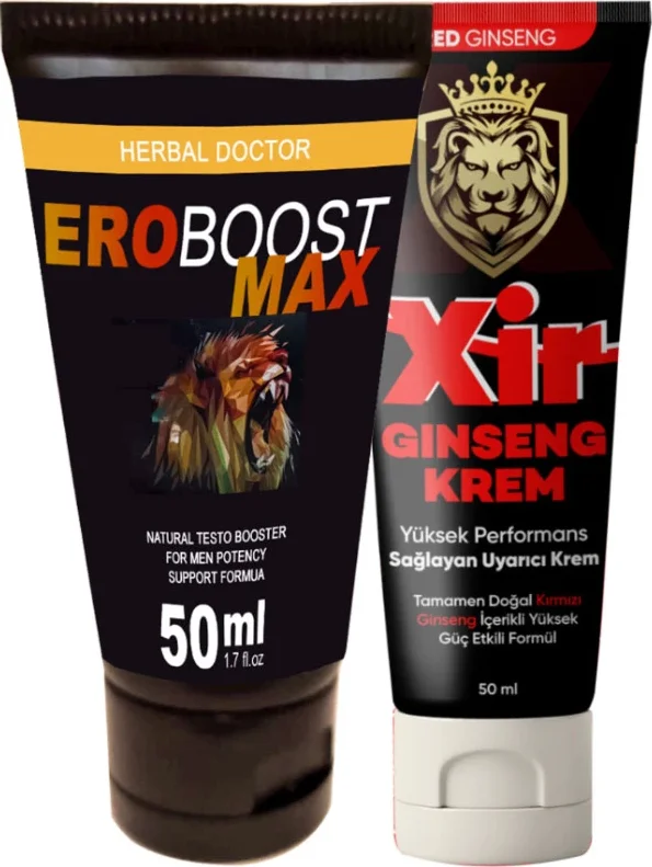 Eroboost Maxtesto 50 ml Krem - Yanında Etkili Sertleştirici Erkek Kremi Fiyatı, Yorumları ve Özellikleri