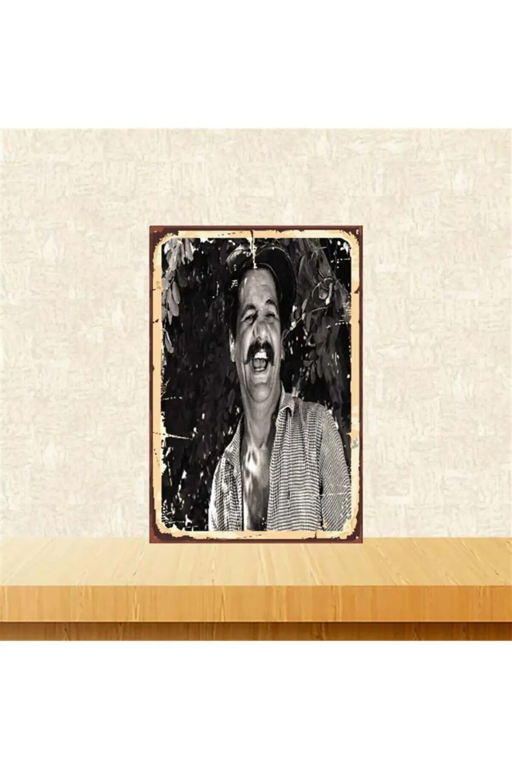 Erol Taş Tasarımlı 20-30 Cm Retro Ahşap Poster