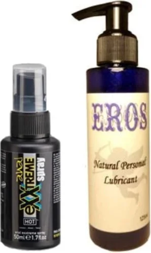 Eros Lubricant Jel 125ml & Özel Sprey 50ml - Yüksek Kalite Kayganlaştırıcı Set Fiyatı, Yorumları ve Özellikleri