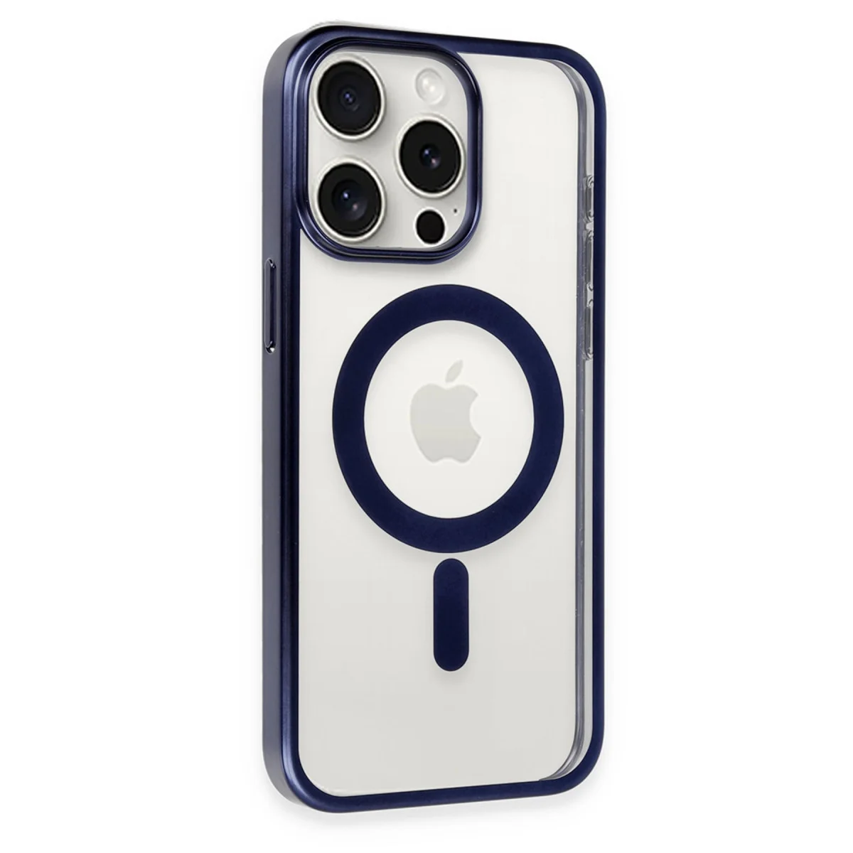 Erozi Magsafe Kılıf - iPhone 15 Pro Max Lacivert ve Gelişmiş Koruma