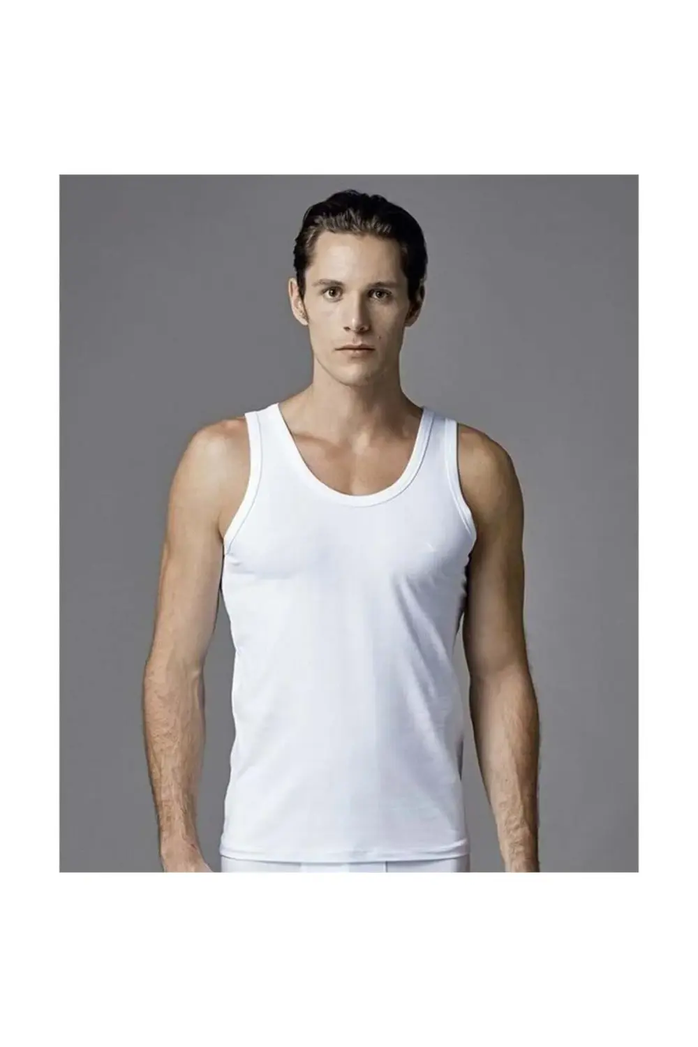 ERS001 Compact Erkek Atlet (İkili Paket) - Beyaz