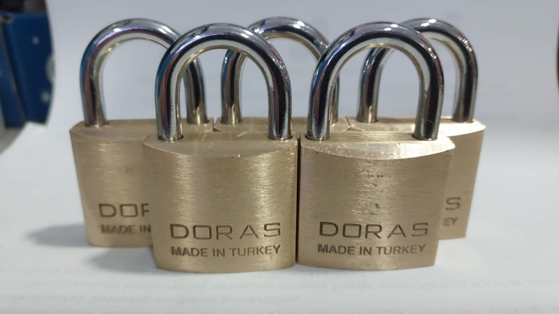 Ersa Doras 30 Mm 5 li Sarı Pas Sistem Asma Kilit