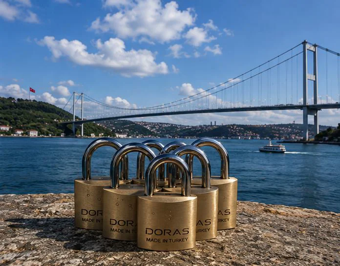 Ersa Doras 30 Mm 5 li Sarı Pas Sistem Asma Kilit