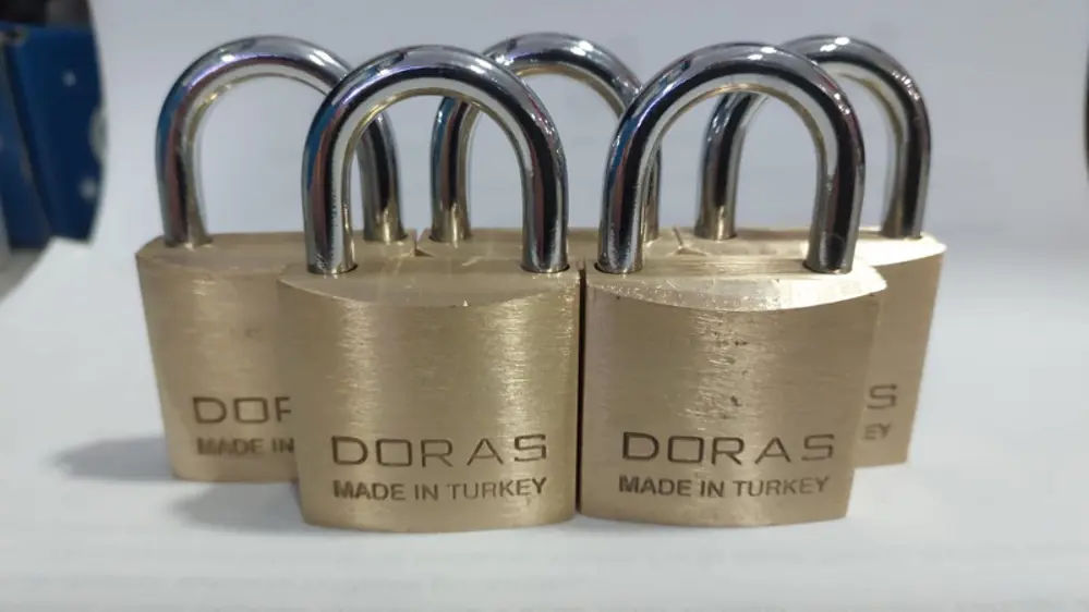 Ersa Doras 30 Mm 5 li Sarı Pas Sistem Asma Kilit