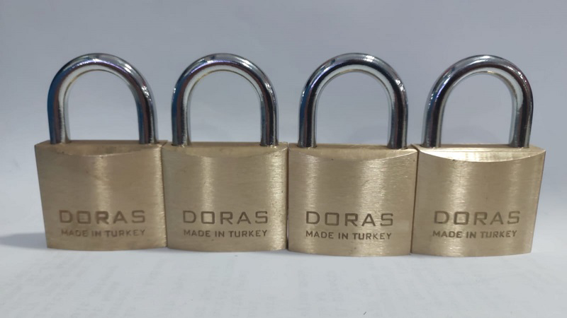 Ersa Doras 40 Mm Pas Sistem 4 lü Sarı Pas Sistem Asma Kilit