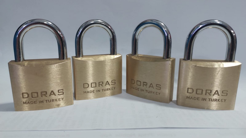 Ersa Doras 40 Mm Pas Sistem 4 lü Sarı Pas Sistem Asma Kilit