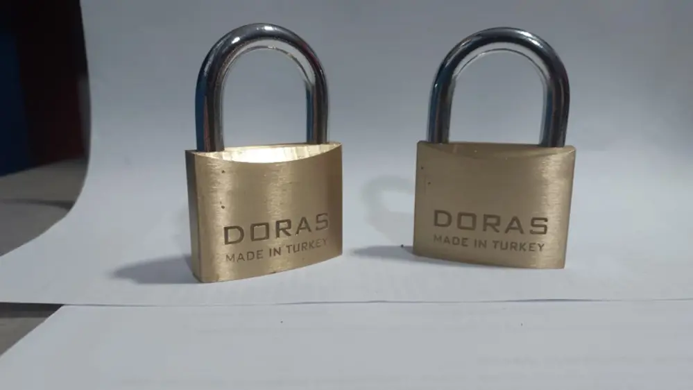 Ersa Doras 50 Mm 2 li Sarı Pas Sistem Asma Kilit