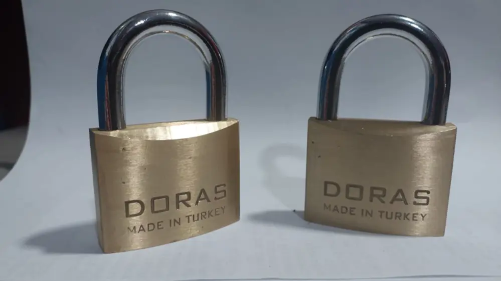 Ersa Doras 50 Mm 2 li Sarı Pas Sistem Asma Kilit