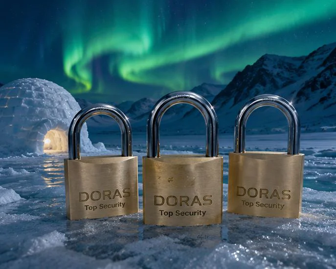 Ersa Doras 50 Mm 3 lü Sarı Pas Sistem Asma Kilit